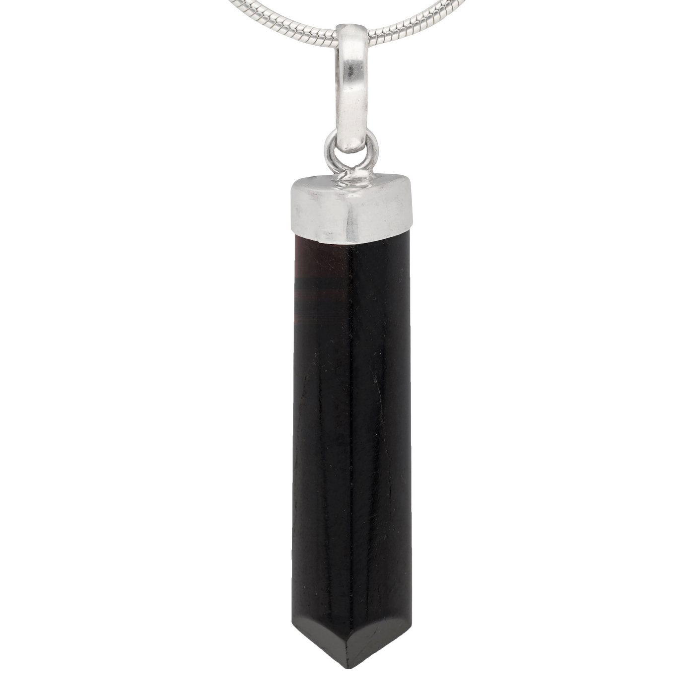 Lebensquelle Plus Edelstein Turmalin, schwarz (Schörl) polierte Spitze, 3-4 cm
