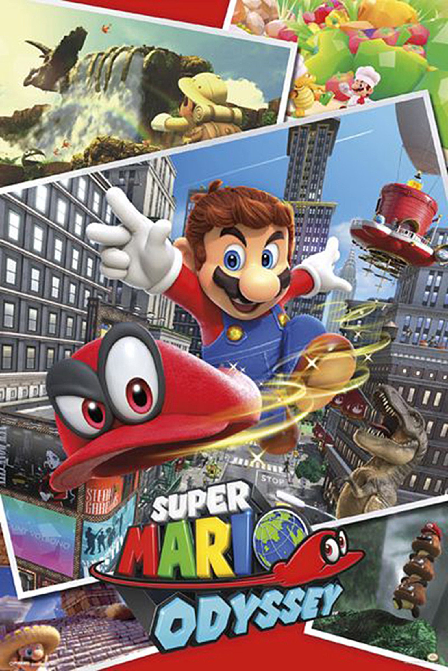 PYRAMID Poster Super Mario Poster Odyssey Collage 61 x 91,5 cm