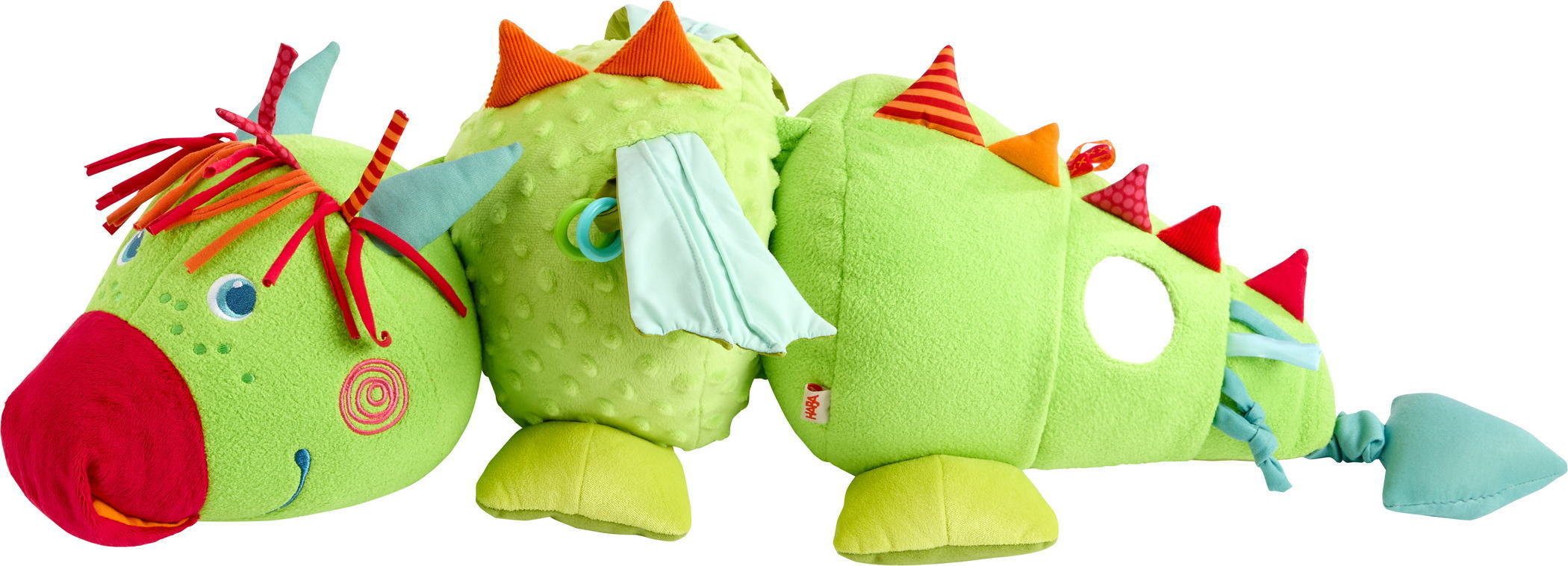 Haba Greifspielzeug Babywelt Multifunktionsspielzeug Entdeckertier Drache Rudy 2012334001