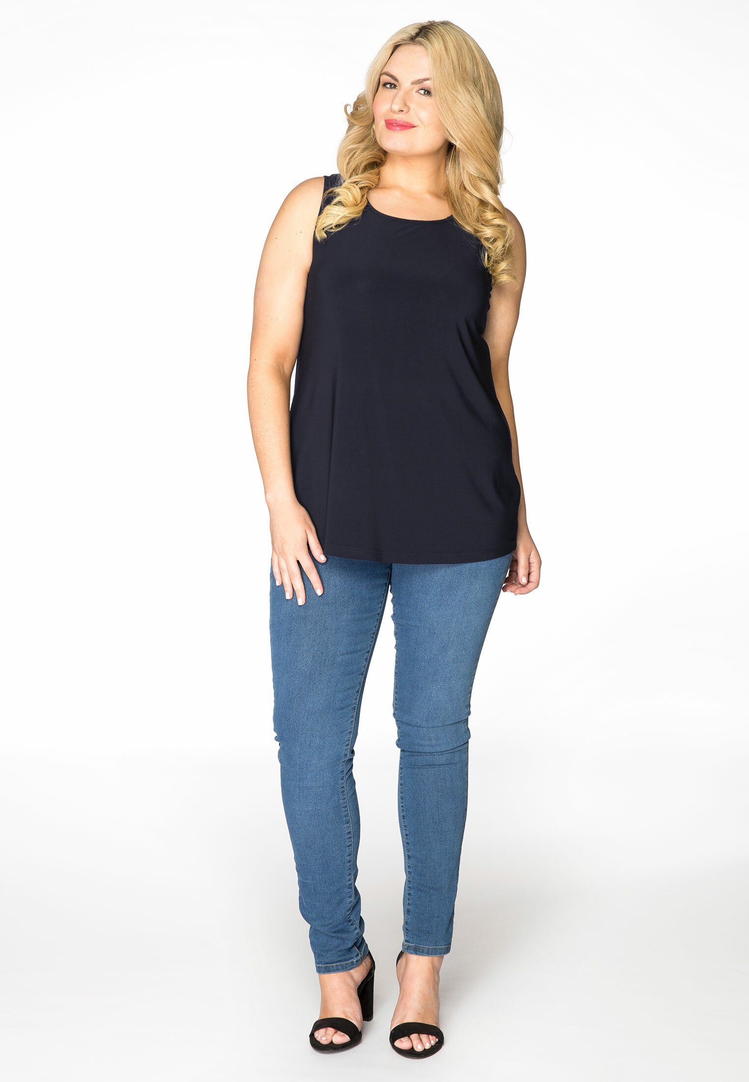 YOEK Shirttop Damen Tanktop Große Größen
