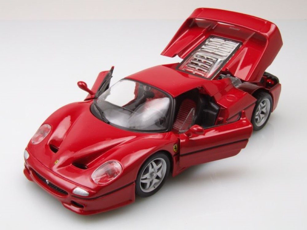 Bburago Modellauto Ferrari F50 1996 rot, Maßstab 1:24 – Bild 4 von 5