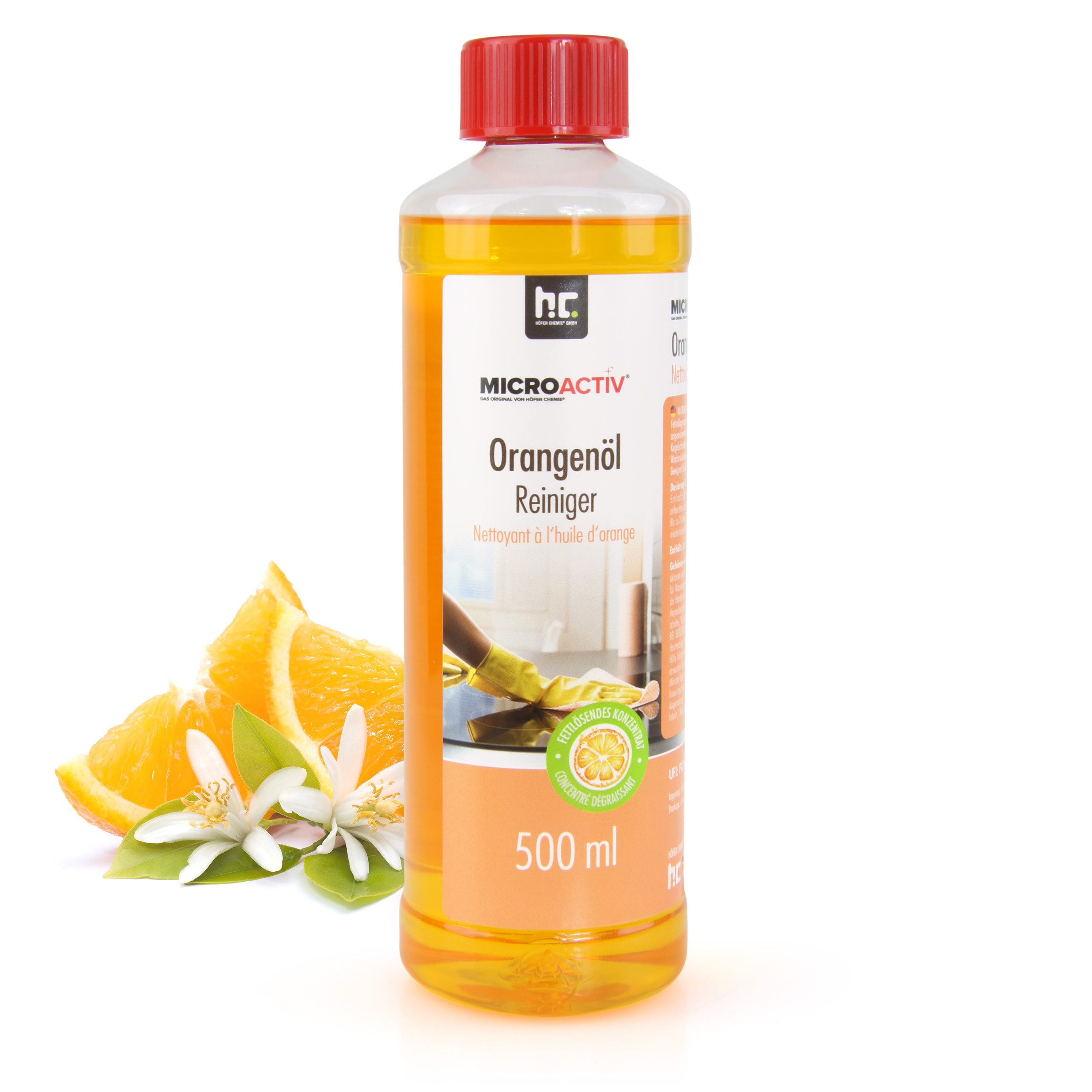 500 ml Microactiv® Orangenöl Reiniger Konzentrat Grundreiniger