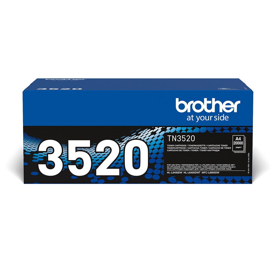 Brother Ultra Jumbo Toner TN-3520 Schwarz (ca. 20000 Seite Tintenpatrone