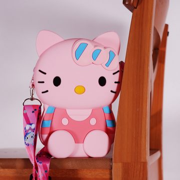 OGI MOGI TOYS Kindergartentasche Ogi Mogi Toys Silikon-Rosa-Katzen-Schultertasche (1-tlg)