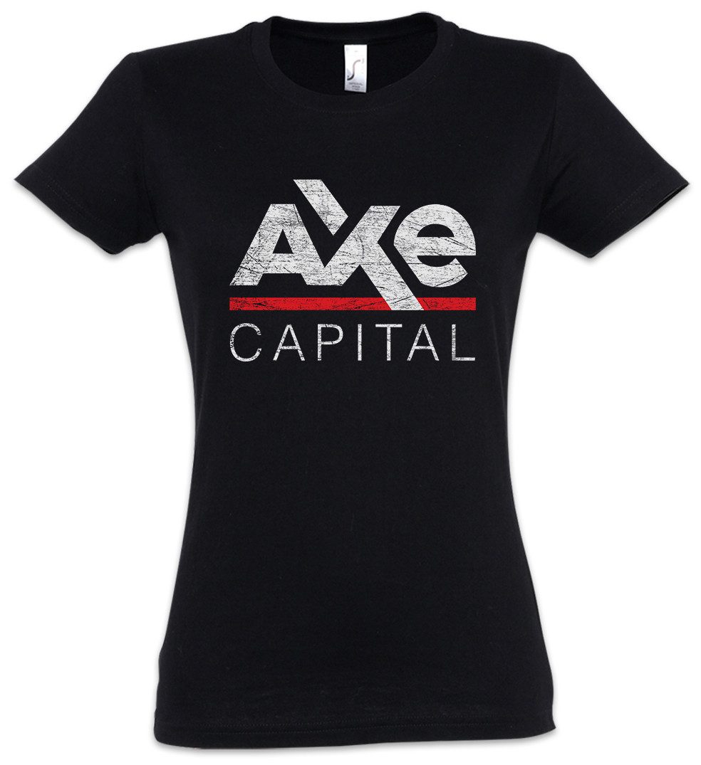 Print-Shirt Axe Capital II Damen T-Shirt Billions Symbol Sign Logo Zeichen Company