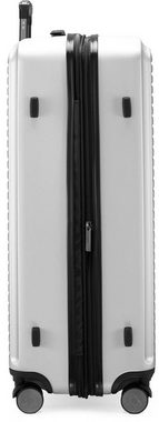 Hauptstadtkoffer Hartschalen-Trolley Mitte, weiß, 77 cm, 4 Rollen, Hartschalen-Koffer Reisegepäck TSA Schloss Volumenerweiterung