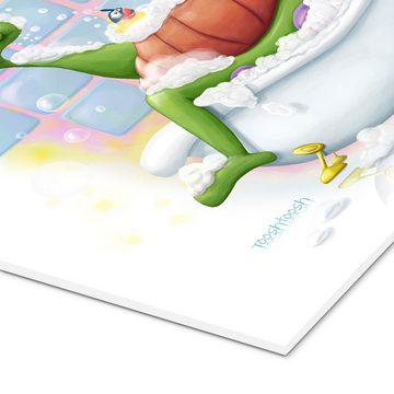 Posterlounge Forex-Bild Tooshtoosh, Drachen in der Badewanne, Babyzimmer Kindermotive
