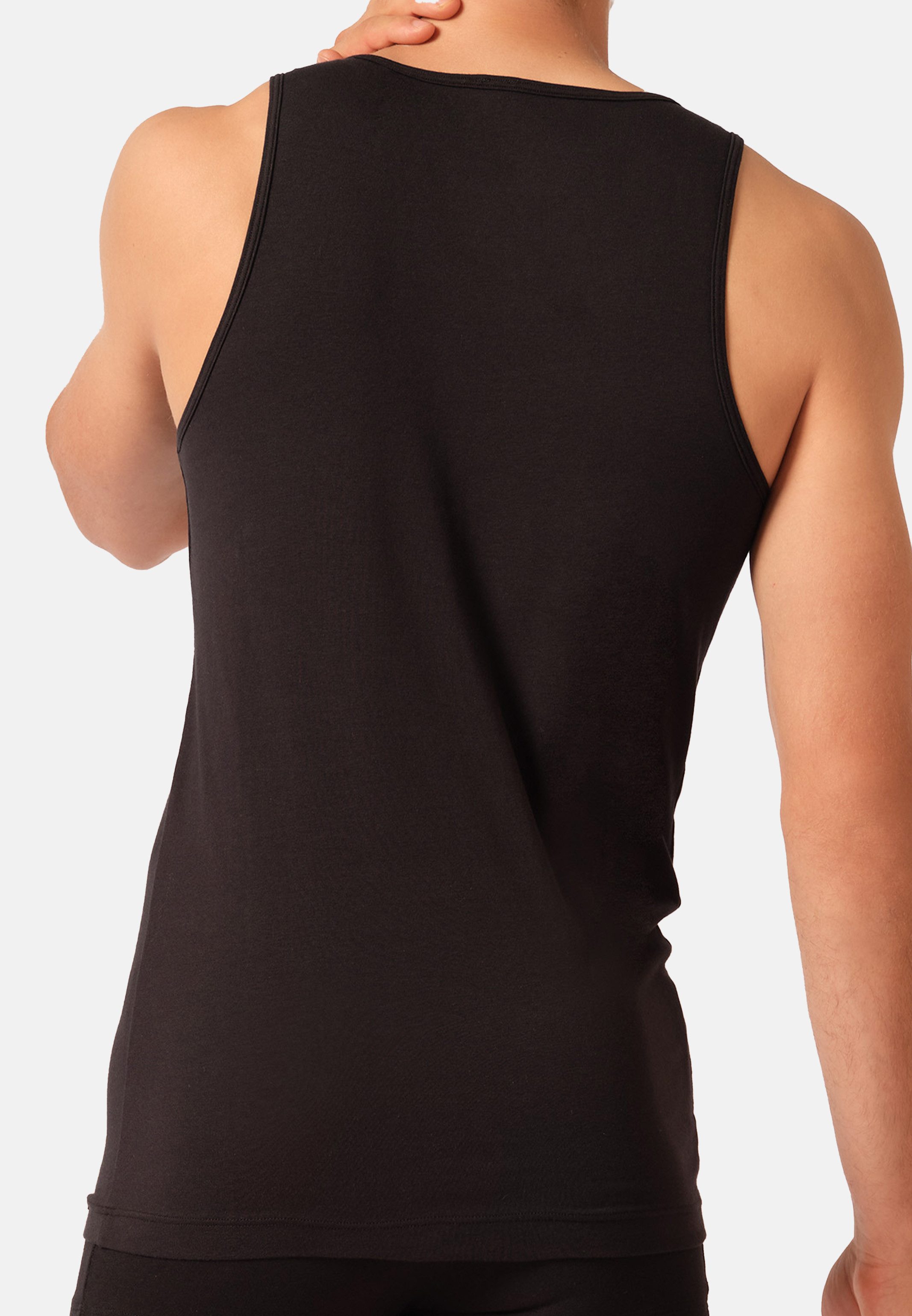 Skiny Unterhemd 4er Pack Cotton Advantage (Spar-Set, 4-St) Unterhemd / Tanktop - Baumwolle - Atmungsaktiv - Ideale Passform