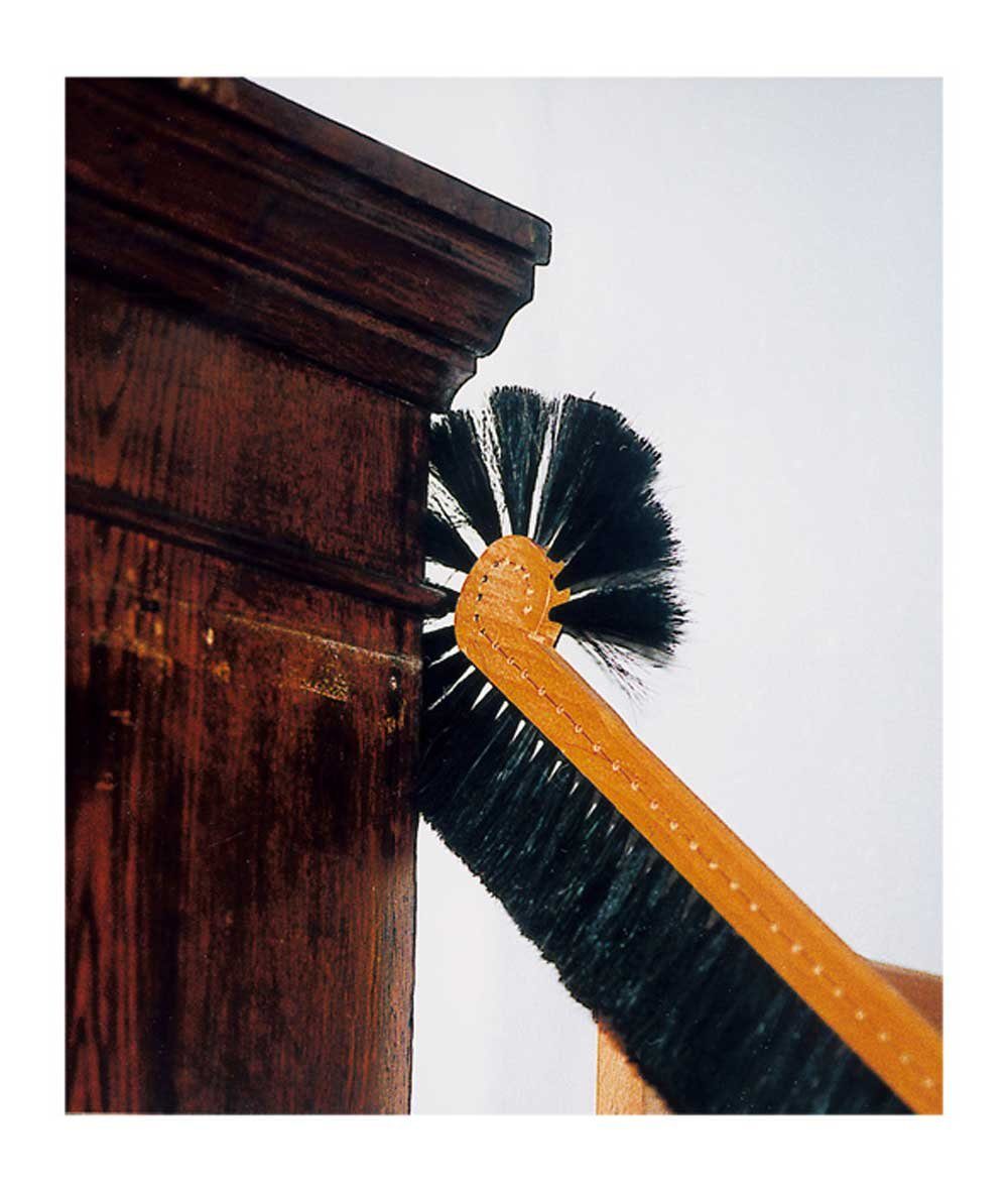 Bürstenhaus Redecker Staubbesen langer, schmaler Schrankbesen, Rosshaar (1-St)