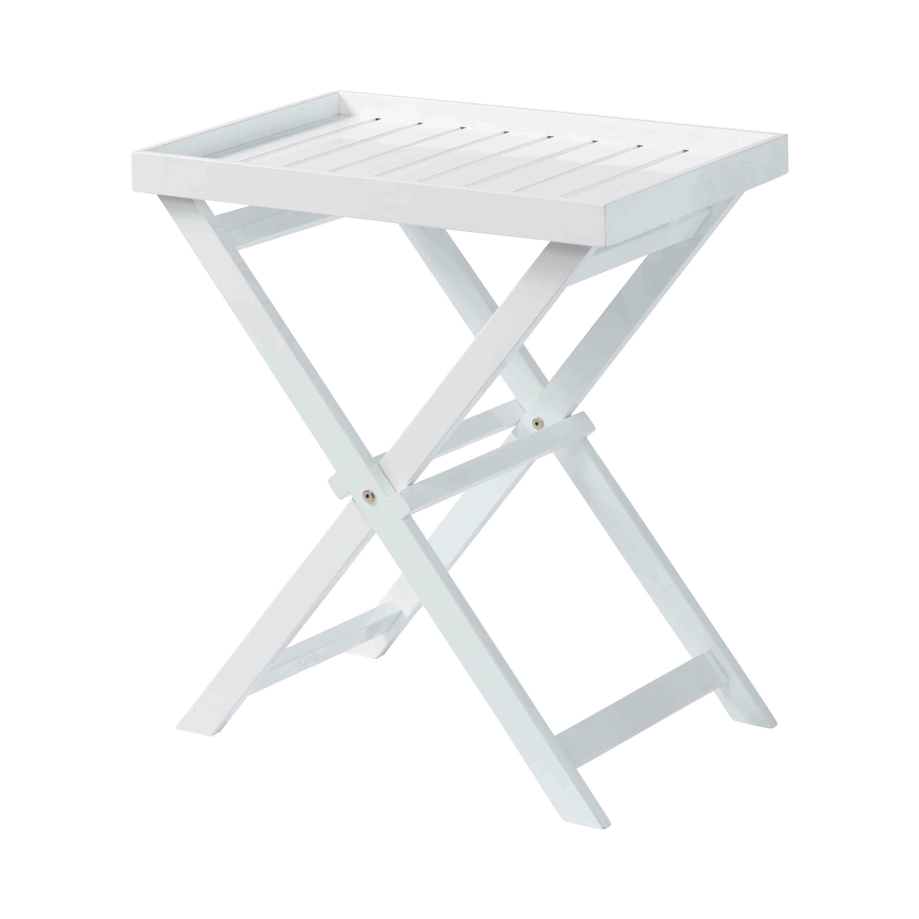 Cinas Tabletttisch Classic (1-St), Abnehmbares Tablett, pflegeleichte Fläche, klare Linienführung