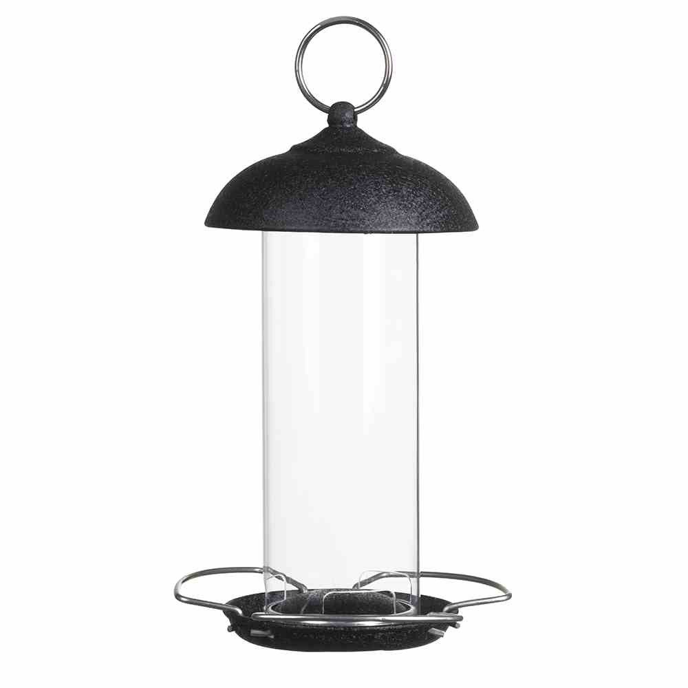 Vogelhaus Futtersäule für Mischfutter H 20 cm Stahl-Serie