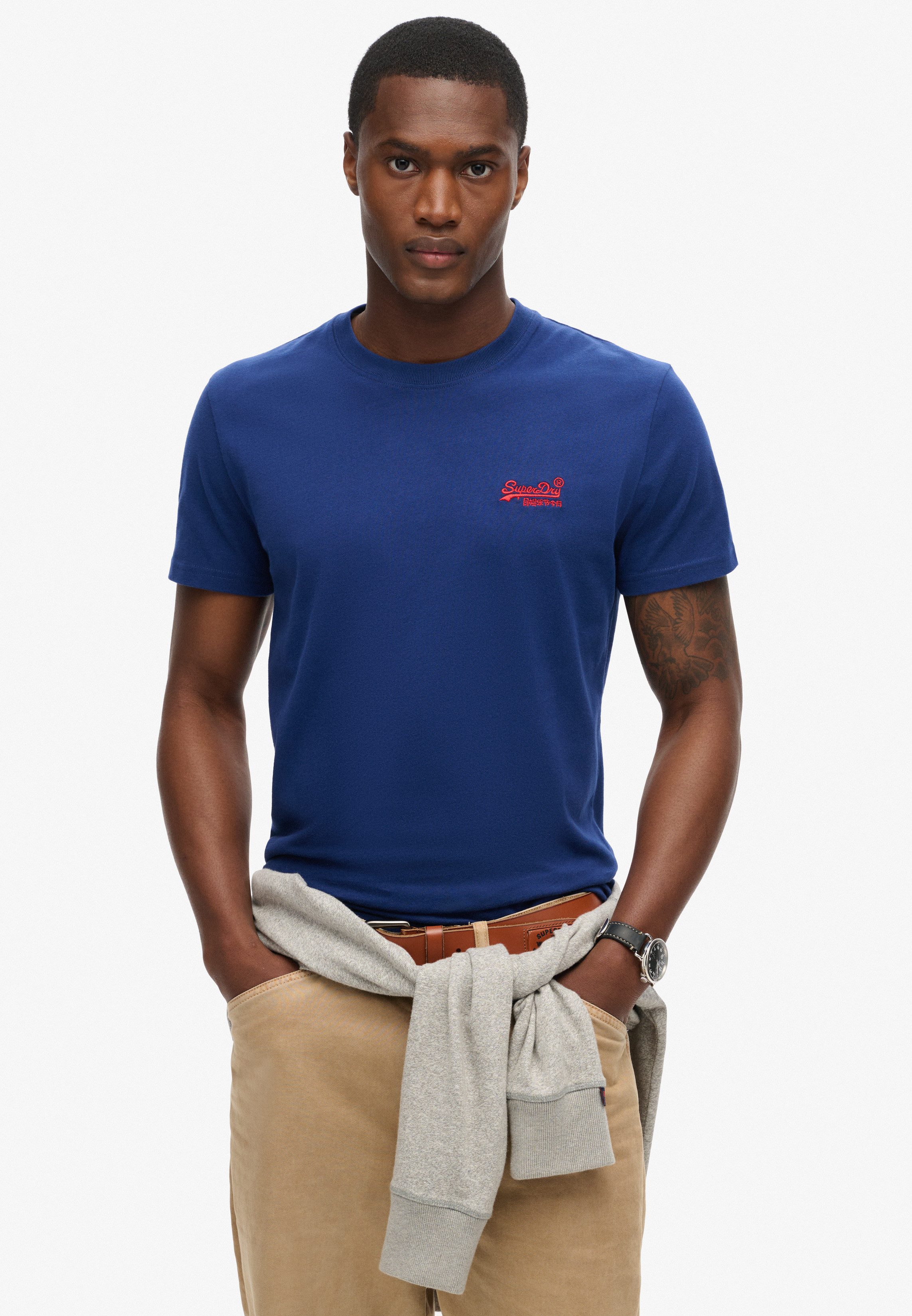 Superdry Rundhalsshirt ESSENTIAL LOGO EMB TEE