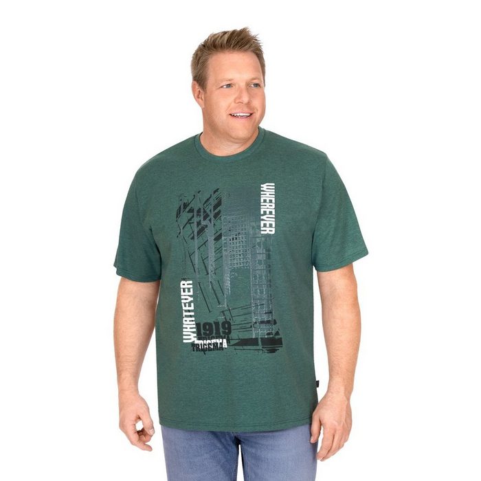 Trigema Modernes T-Shirt mit großem Druckmotiv