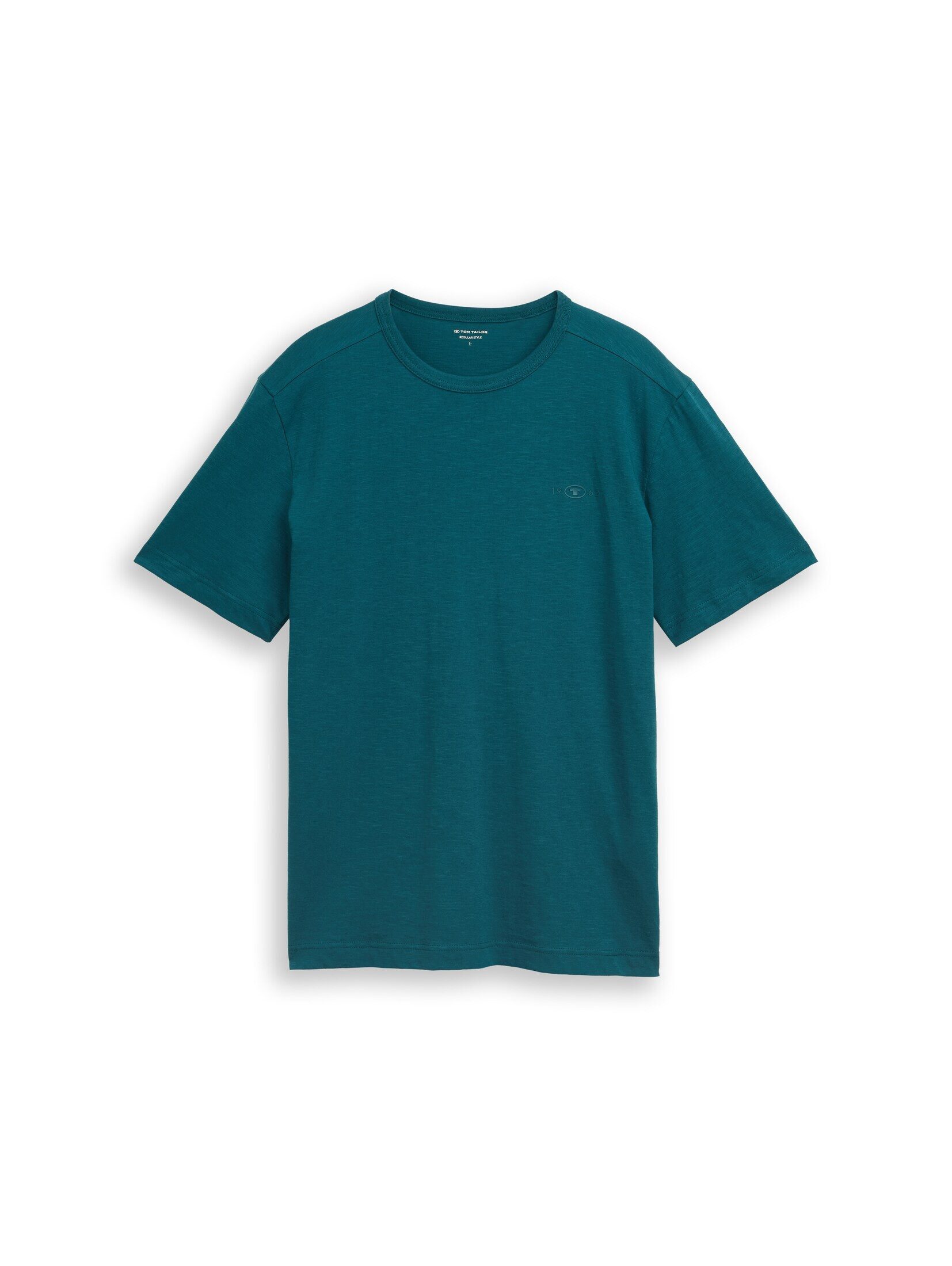 TOM TAILOR T-Shirt T-Shirt Basic T-Shirt aus Baumwolle günstig online kaufen