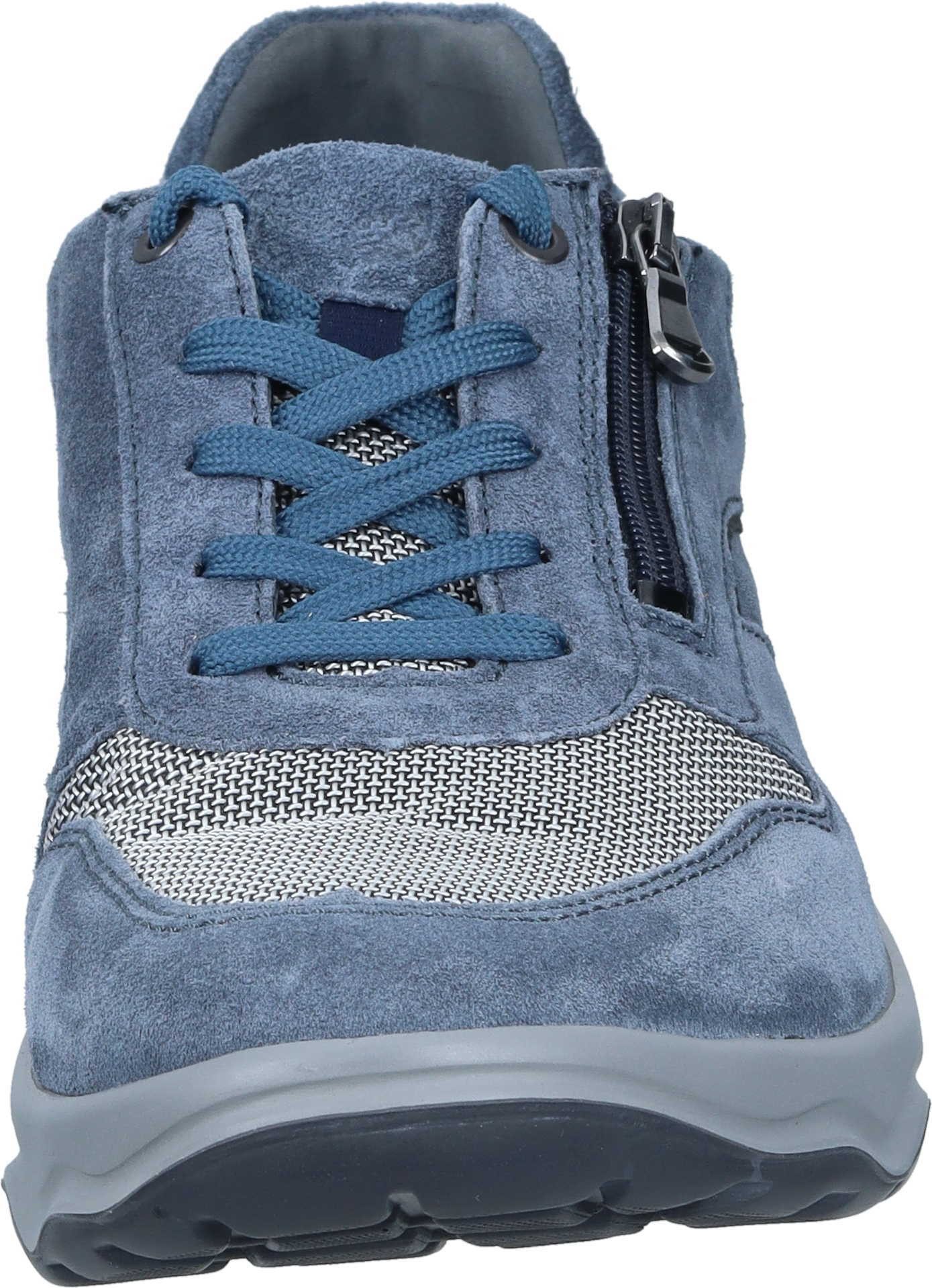 Waldläufer Schnürer Schnürschuh aus Velours/Textil