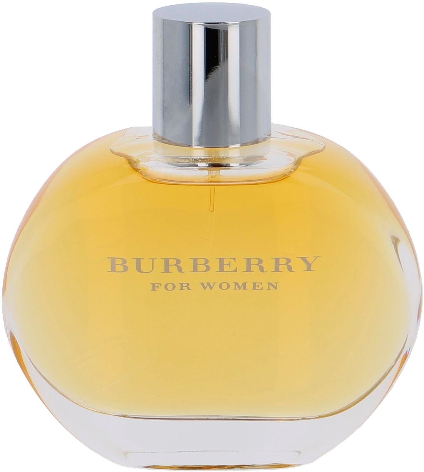 BURBERRY Eau de Parfum Classic Women, Fruchtiger Damenduft mit Johannisbeere, Jasmin und Vanille.