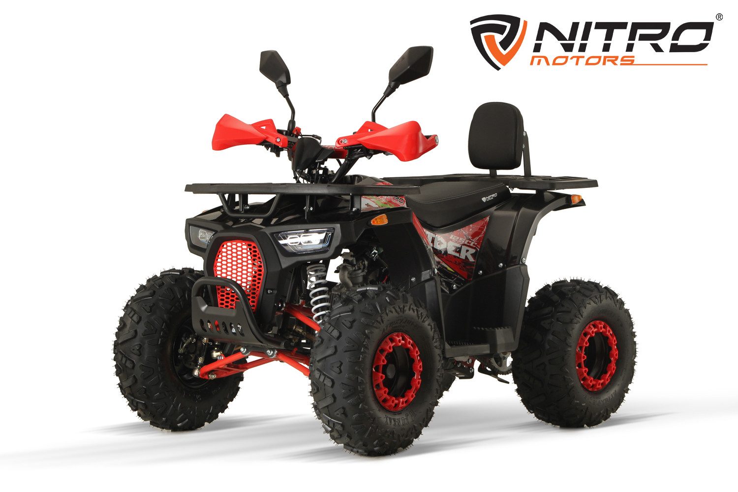 Nitro Motors Quad NITRO MOTORS 125cc midi Kinder Quad Dustrider RS8-A Sport, 125,00 ccm, 45 km/h, E-Start, LED Beleuchtung, Spur/Sturz einstellbar, stufenlose Drossel