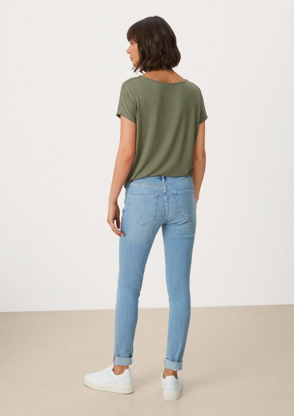 Skinny rise, Mid Skinny-Leg-Form light blue Fit, 53Z4 IZABELL s.Oliver Skinny-fit-Jeans