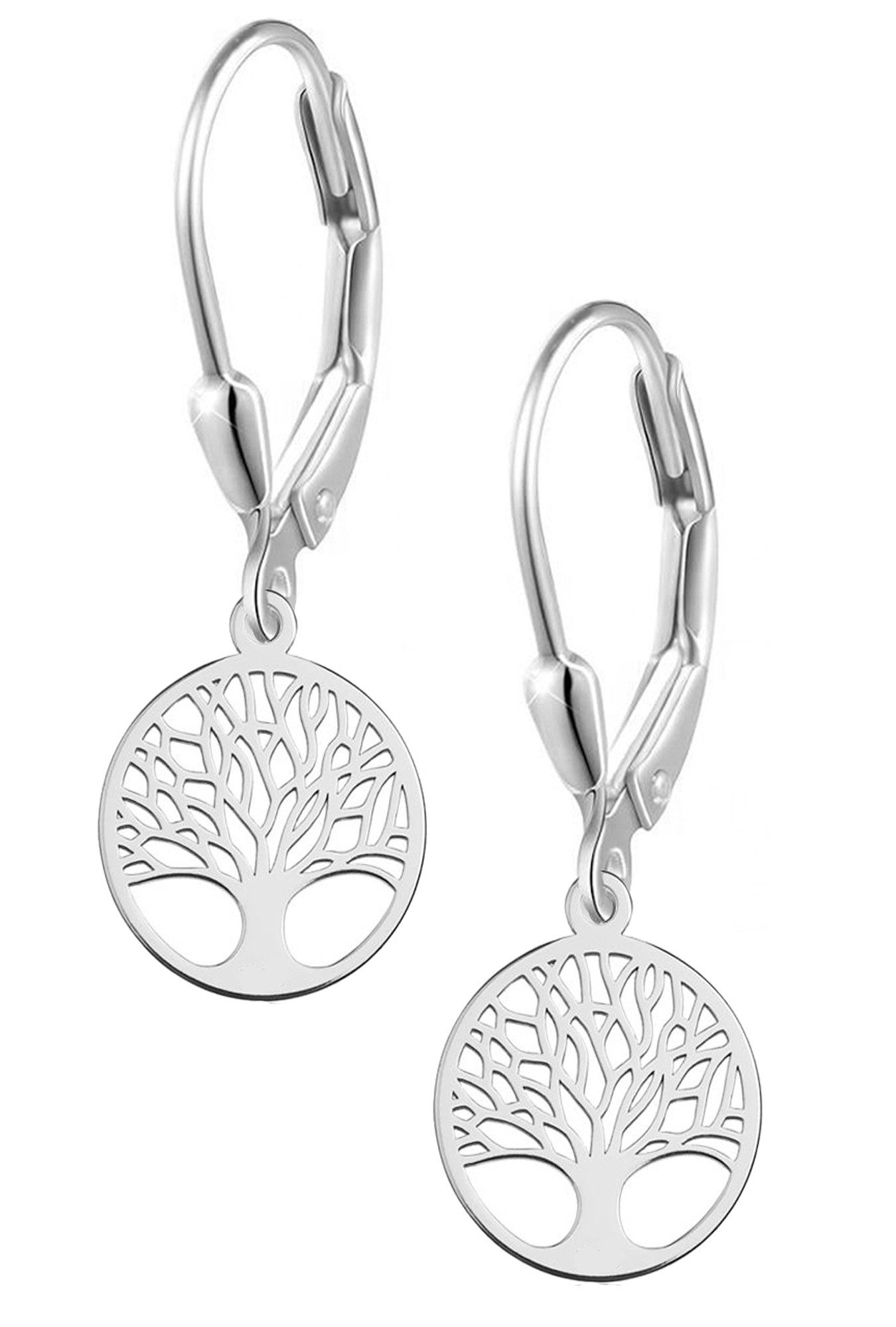 Limana Paar Ohrhänger 925 Silber Lebensbaum hängende Ohrringe Baum des Lebe günstig online kaufen