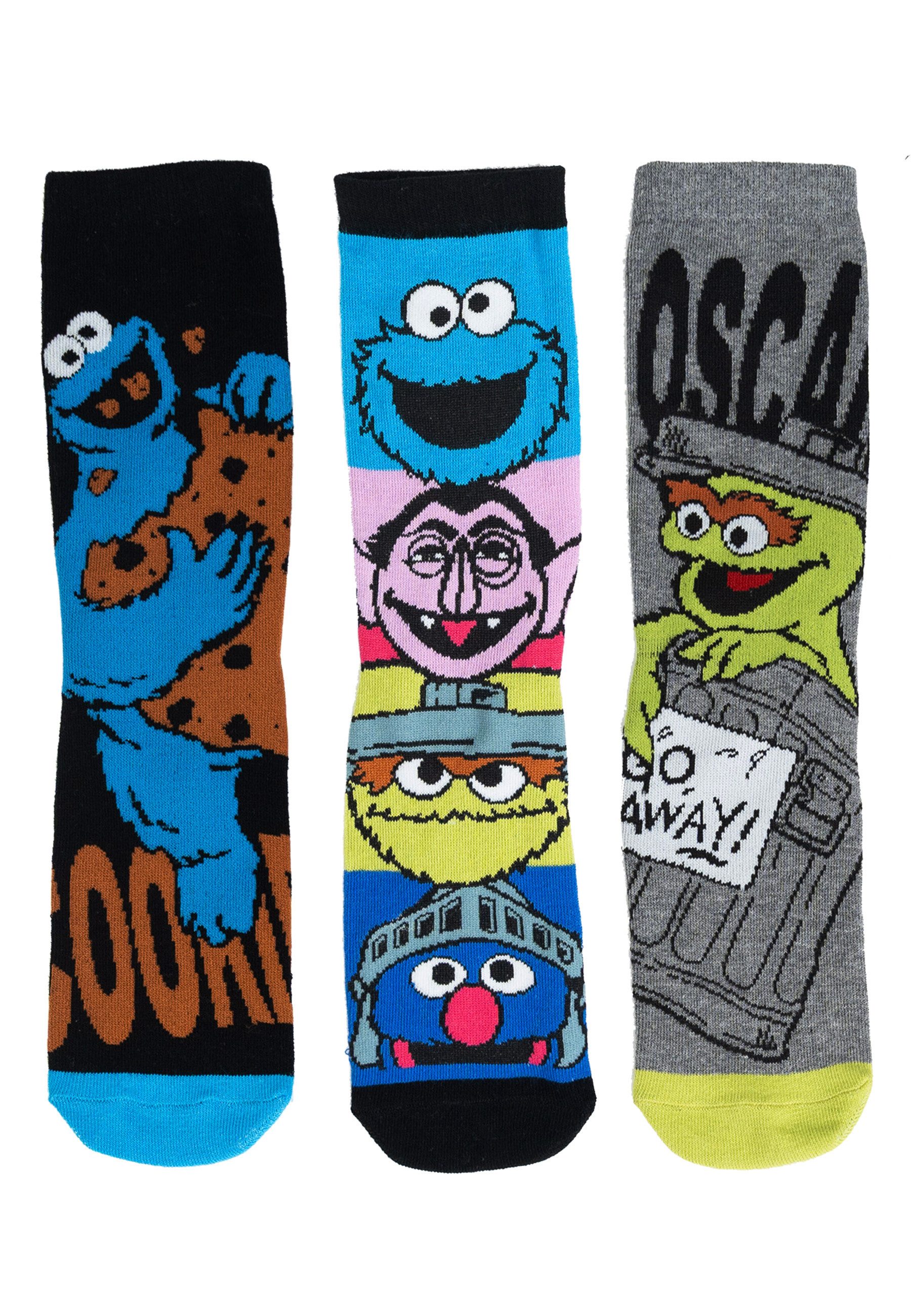 United Labels® Socken Sesamstraße Socken für Herren - Sneaker Männer 40-45 günstig online kaufen