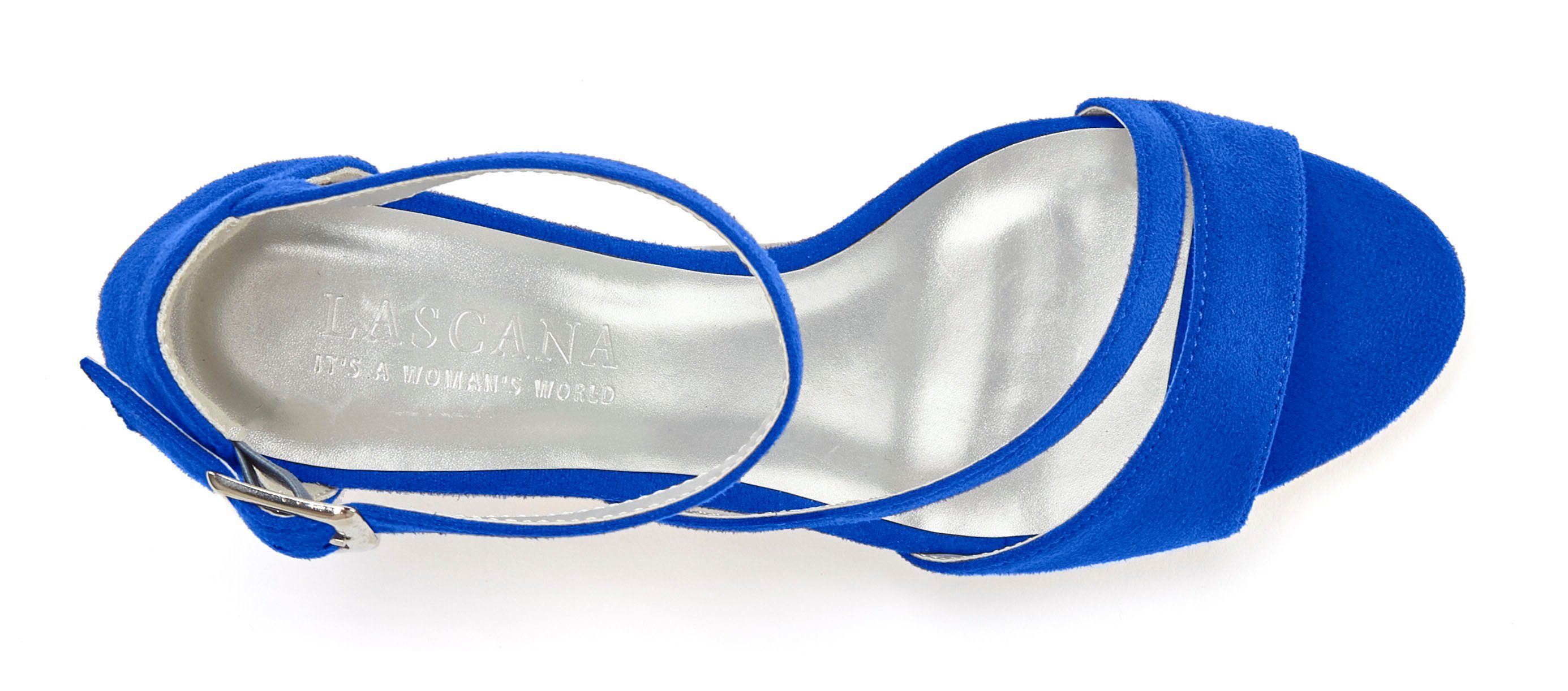 LASCANA offener Schuh, Riemchensandalette, Sommerschuh Sandalette High-Heel-Sandalette mit Riemchen VEGAN