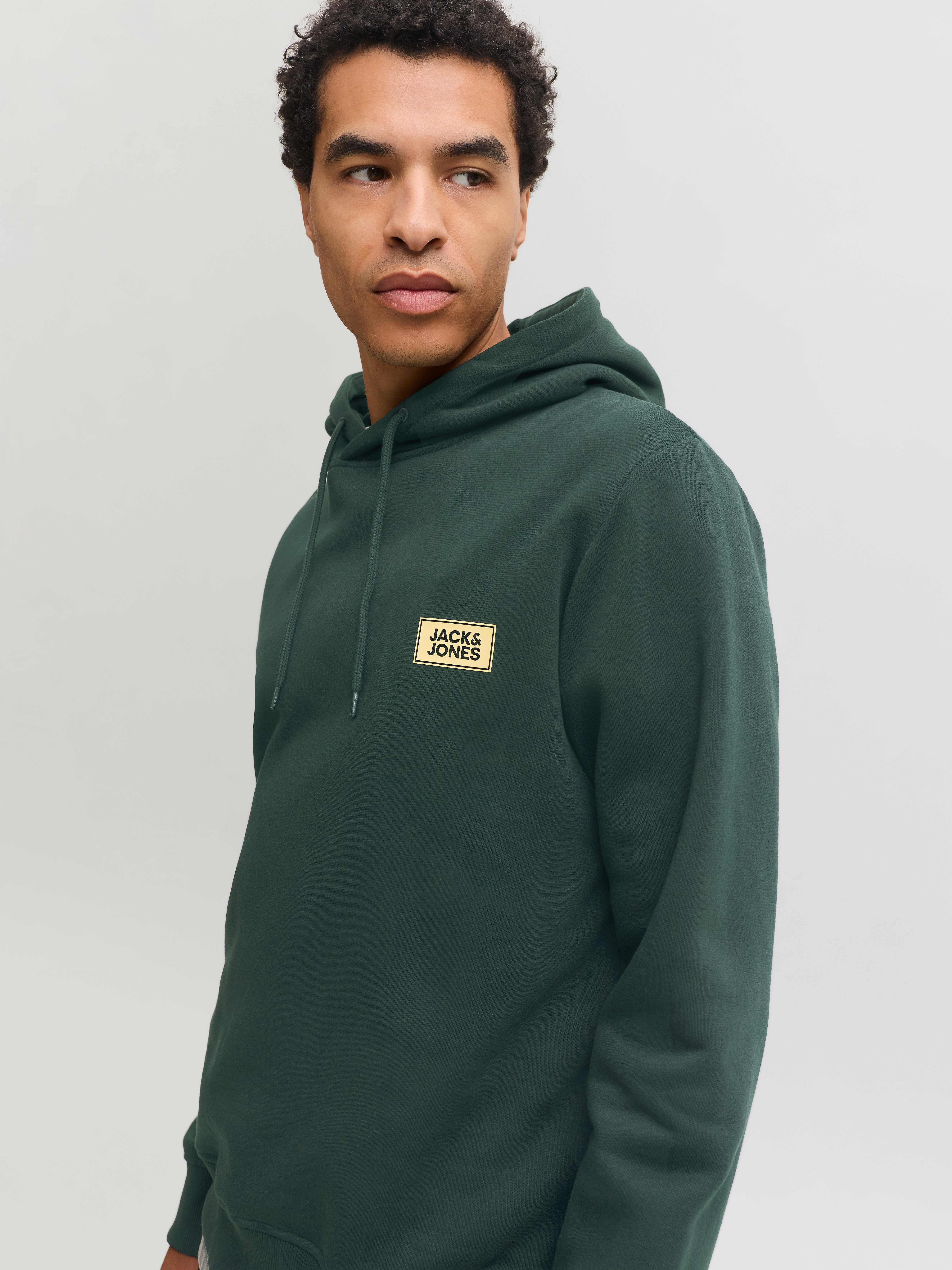 Jack & Jones Kapuzensweatshirt JJRUSH SWEAT HOOD Baumwollmischung, regular fit – Bild 2 von 5