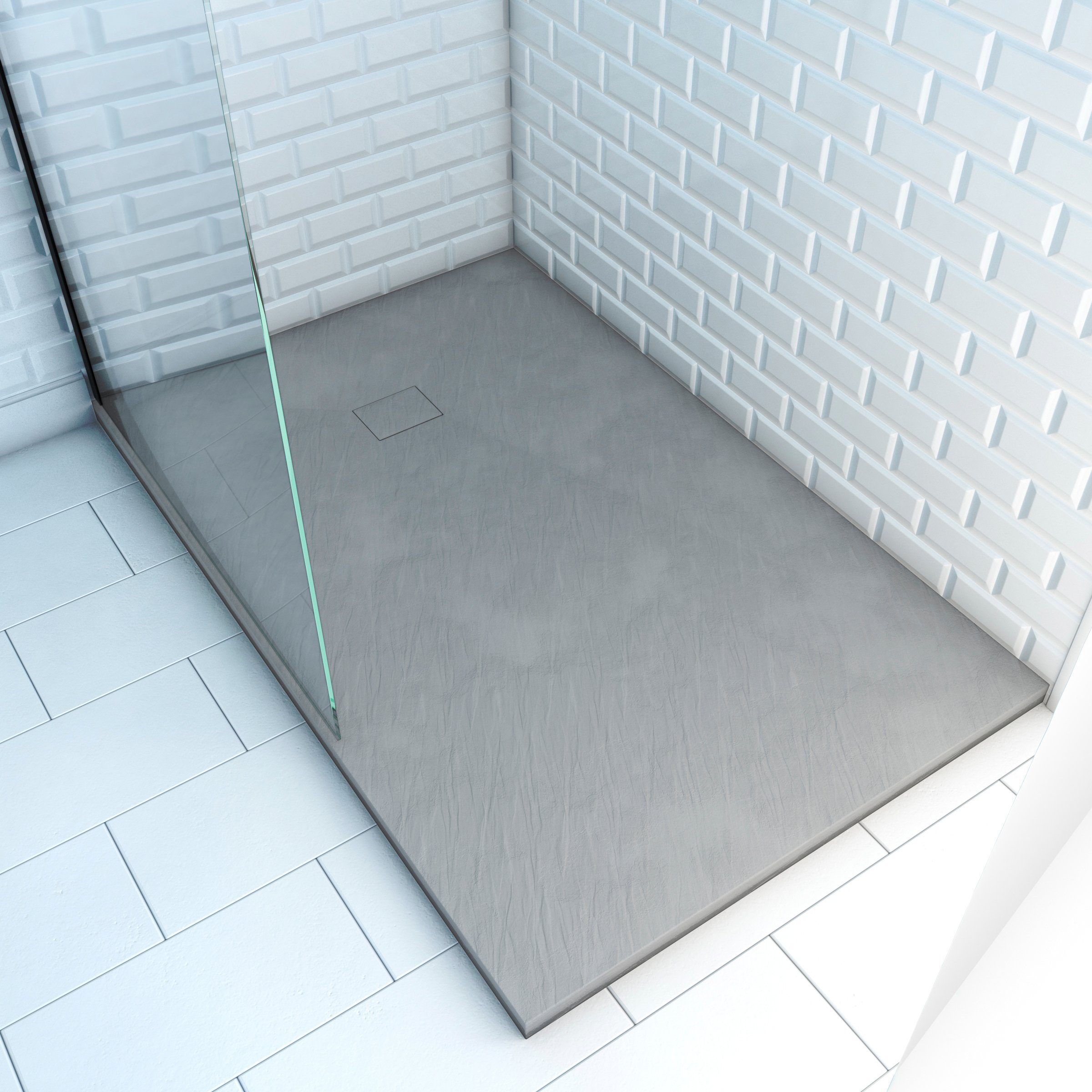 Marwell Duschwanne, rechteckig, 140 x 90 x 2,6 cm