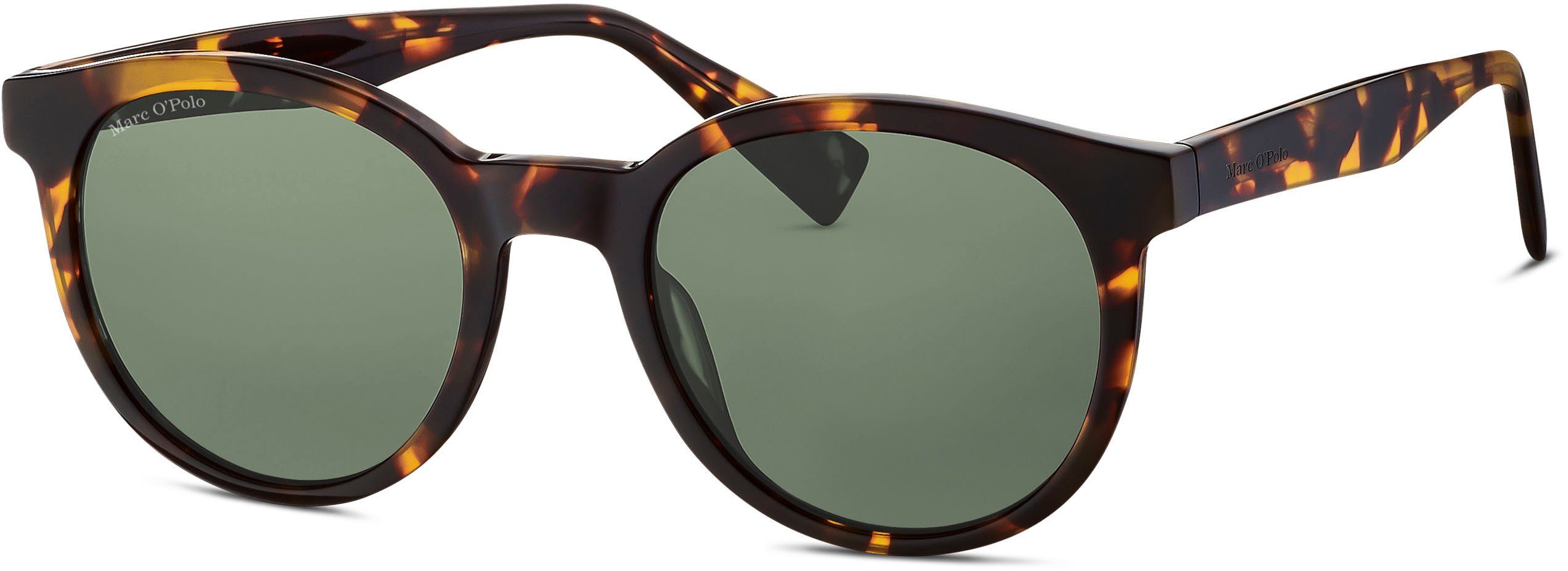 Marc O'Polo Sonnenbrille Modell 506185 Panto-Form braun-grün