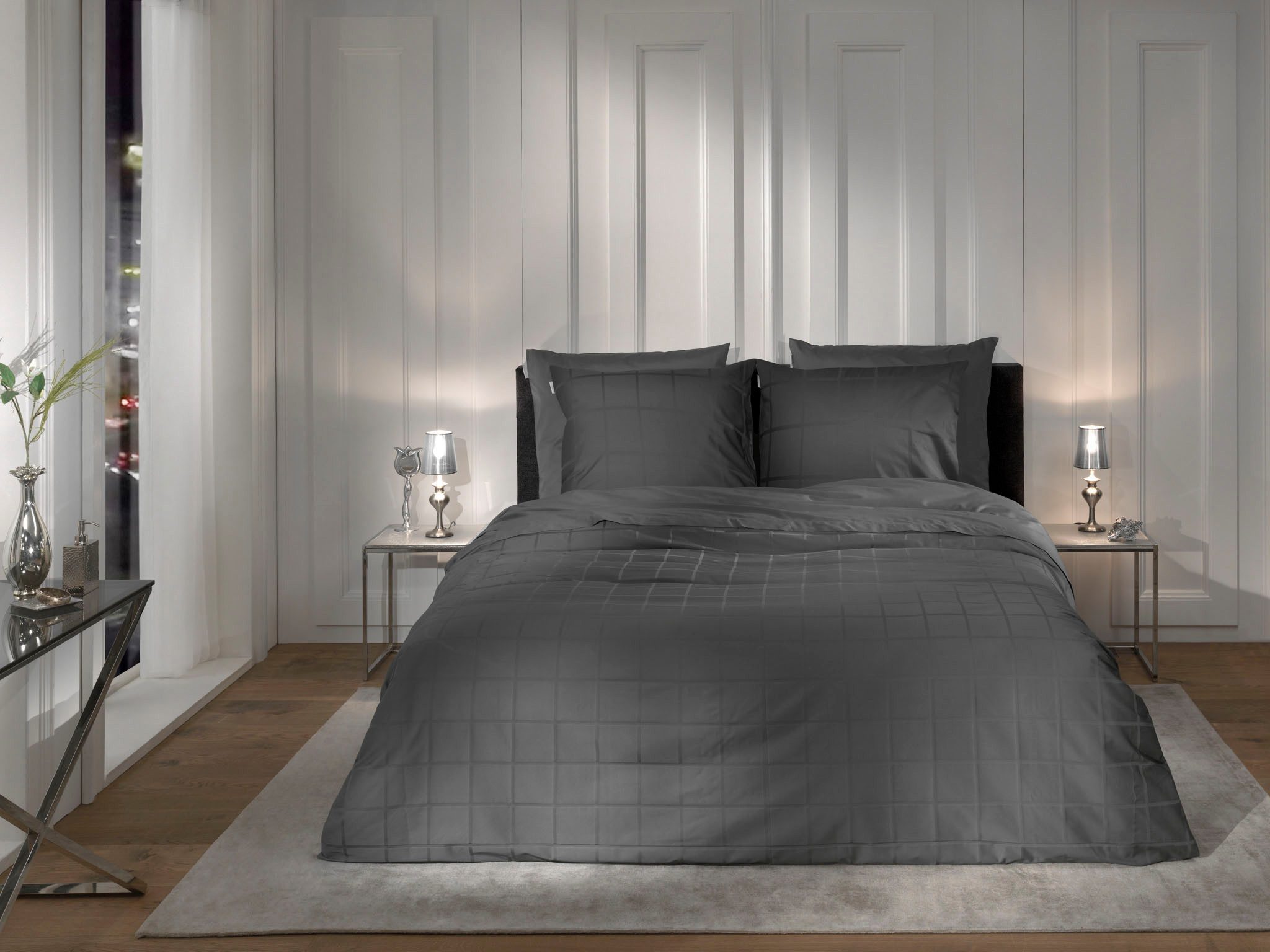 Heckett and Lane Wendebettwäsche Diamante, Mako-Satin, günstig online kaufen