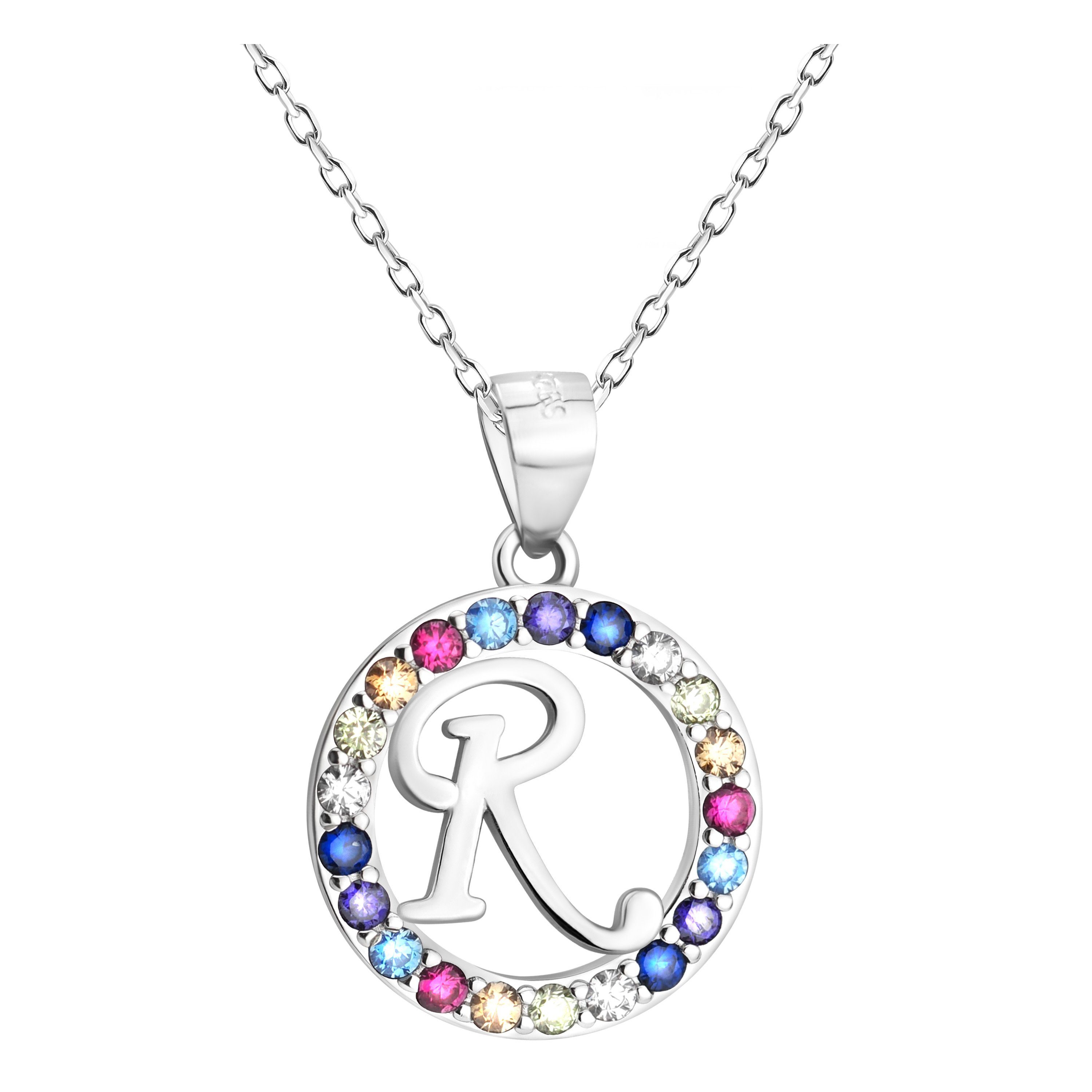 Sofia Milani Kette mit Anhänger Buchstabe R, 925 Silber Damen Schmuck - N05 günstig online kaufen