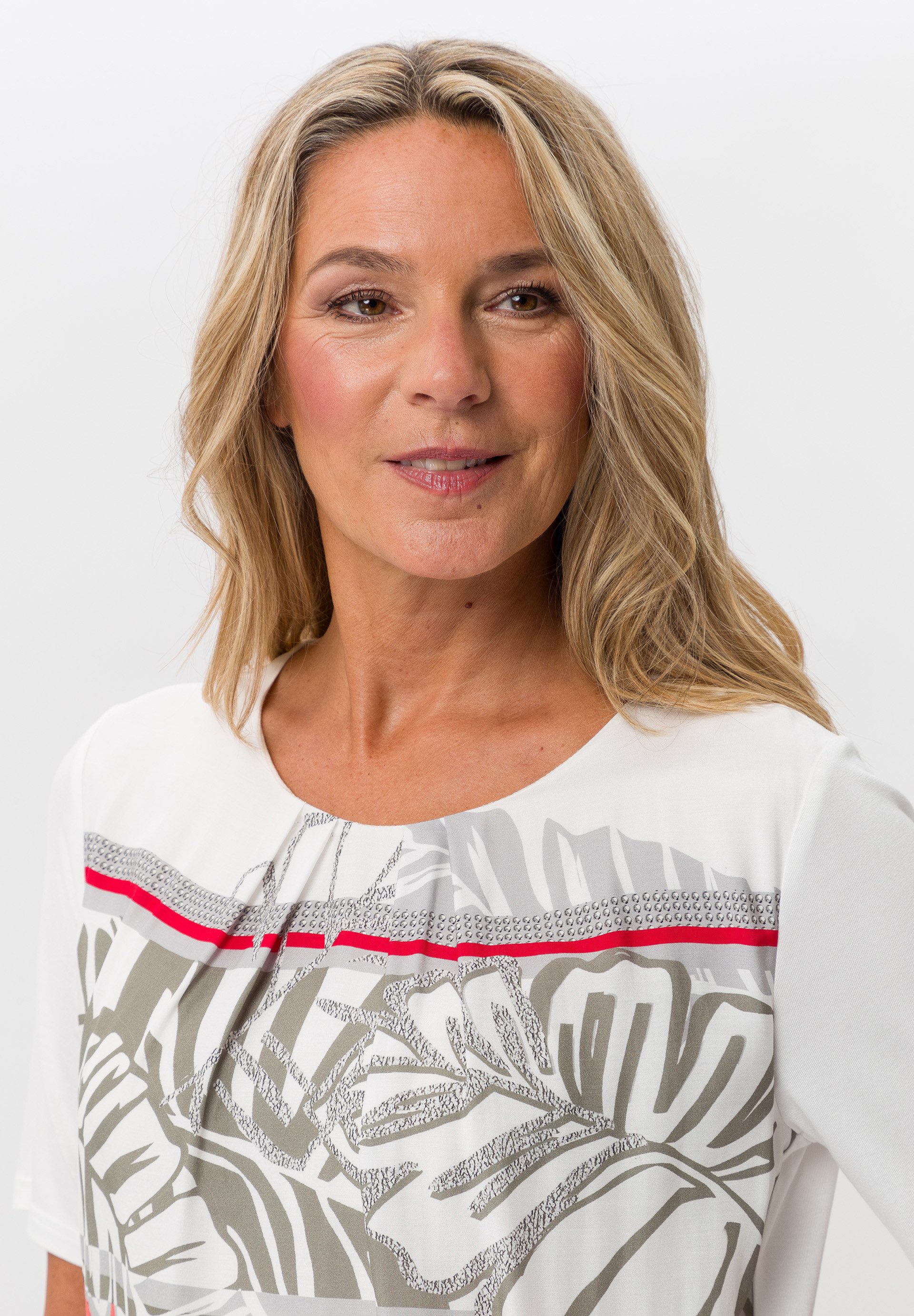 FRANK WALDER Blusenshirt mit Printmotiv
