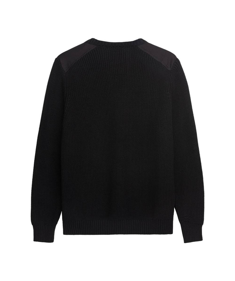 Unfair Athletics Strickpullover Pullover Unfair Patch Knitwear black