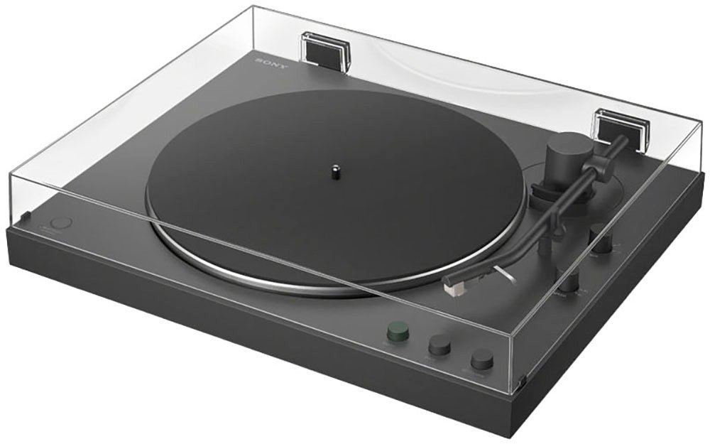 Sony PS-LX3BT + SRS-XB100 Plattenspieler (Riemenantrieb, Bluetooth, Vollautomatik, Hi Res Wi, Riemenantrieb, Phono Vorv., Staubschutzhaube)