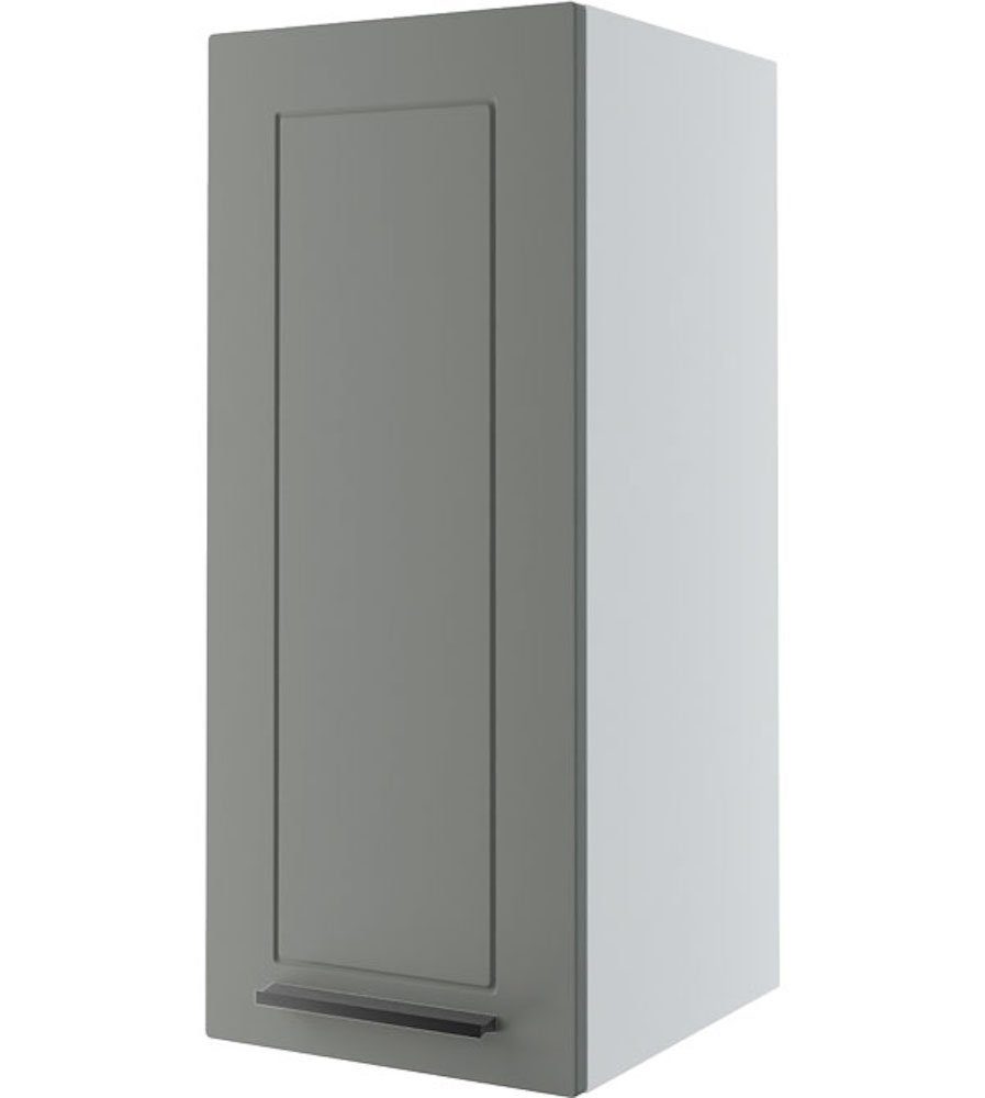 Feldmann-Wohnen Klapphängeschrank Kvantum (Kvantum) 30cm Front- und Korpusfarbe wählbar 1-türig dust grey matt