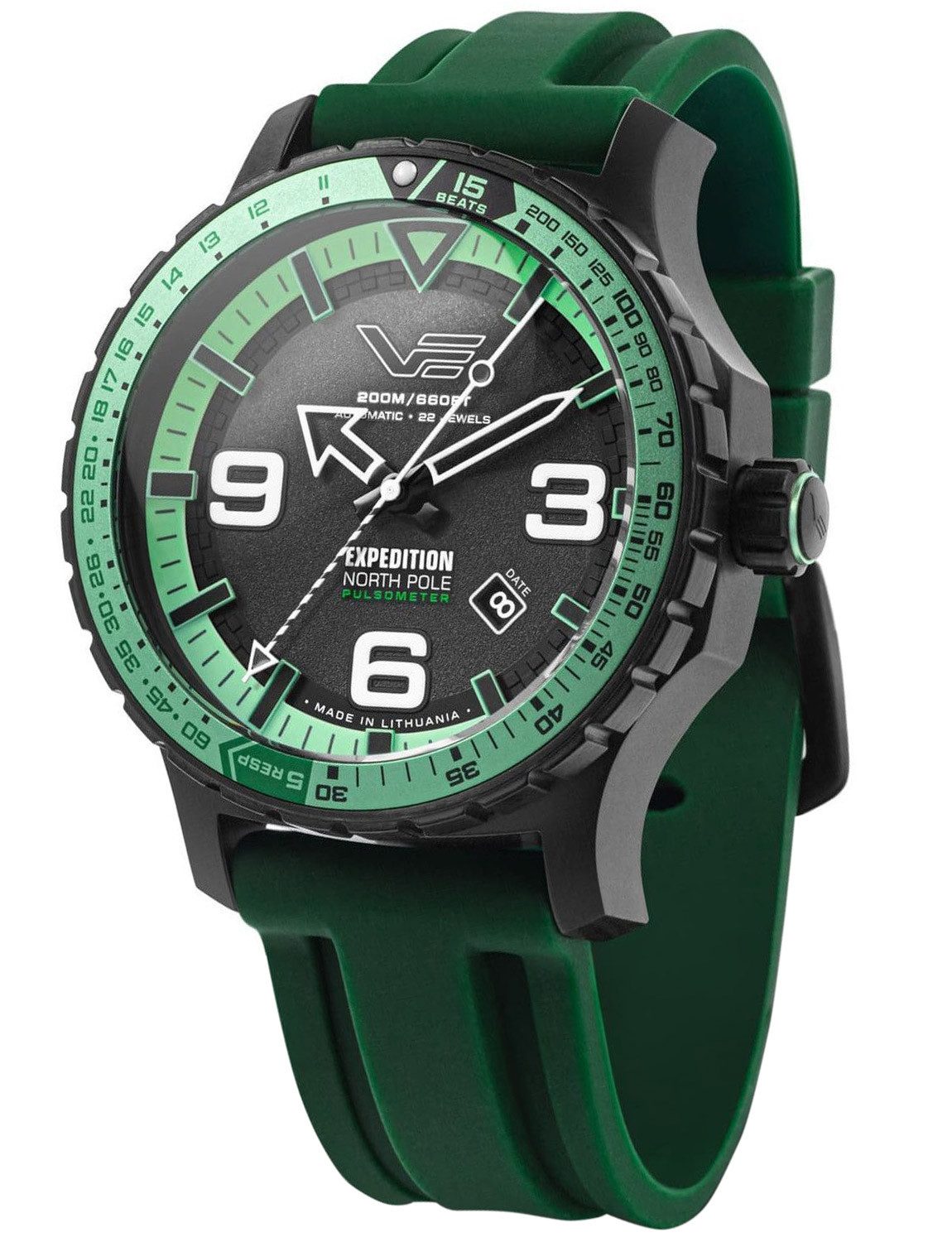 Vostok Europe Automatikuhr Automatik Polar Night Grün