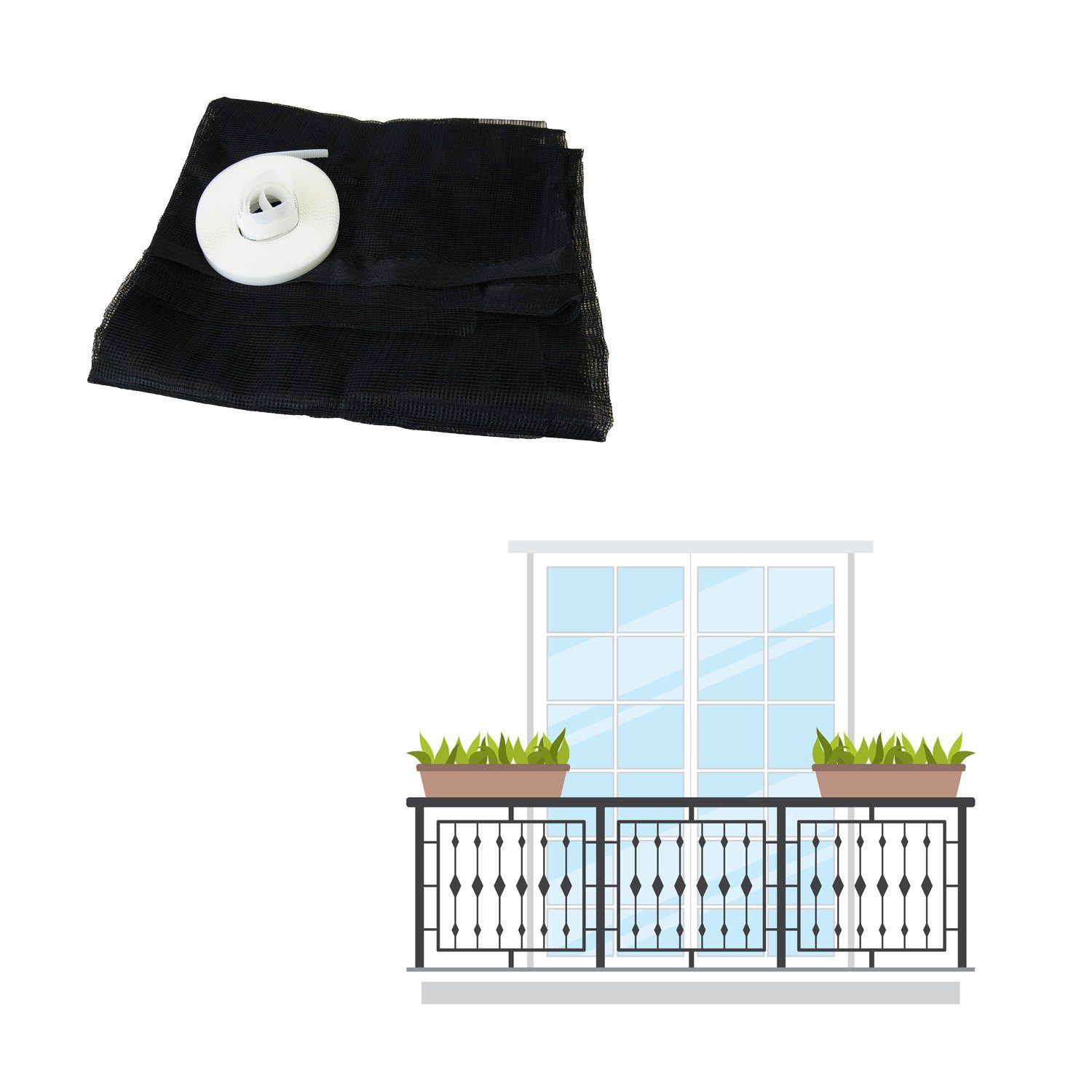 varivendo Insektenschutz-Fensterrahmen Insektenschutz Türvorhang anthrazit 1300x2200mm, (Stück, 1-St., Insektenschutz), Moskitoschutz Moskitonetz Insektennetz Türvorhang Magnetvorhang