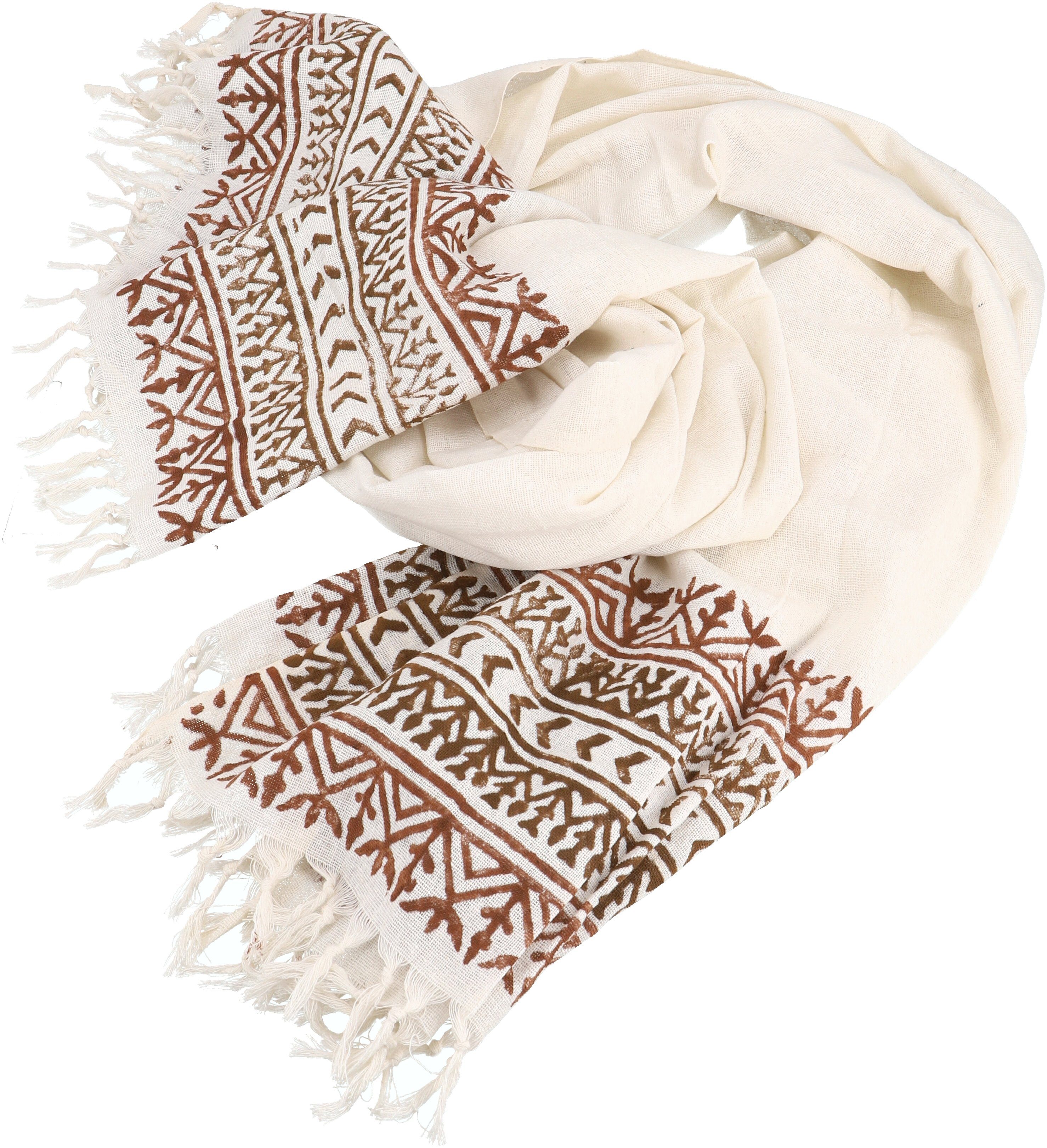 Guru-Shop Sarong Indisches bedrucktes Baumwolltuch, leichter..