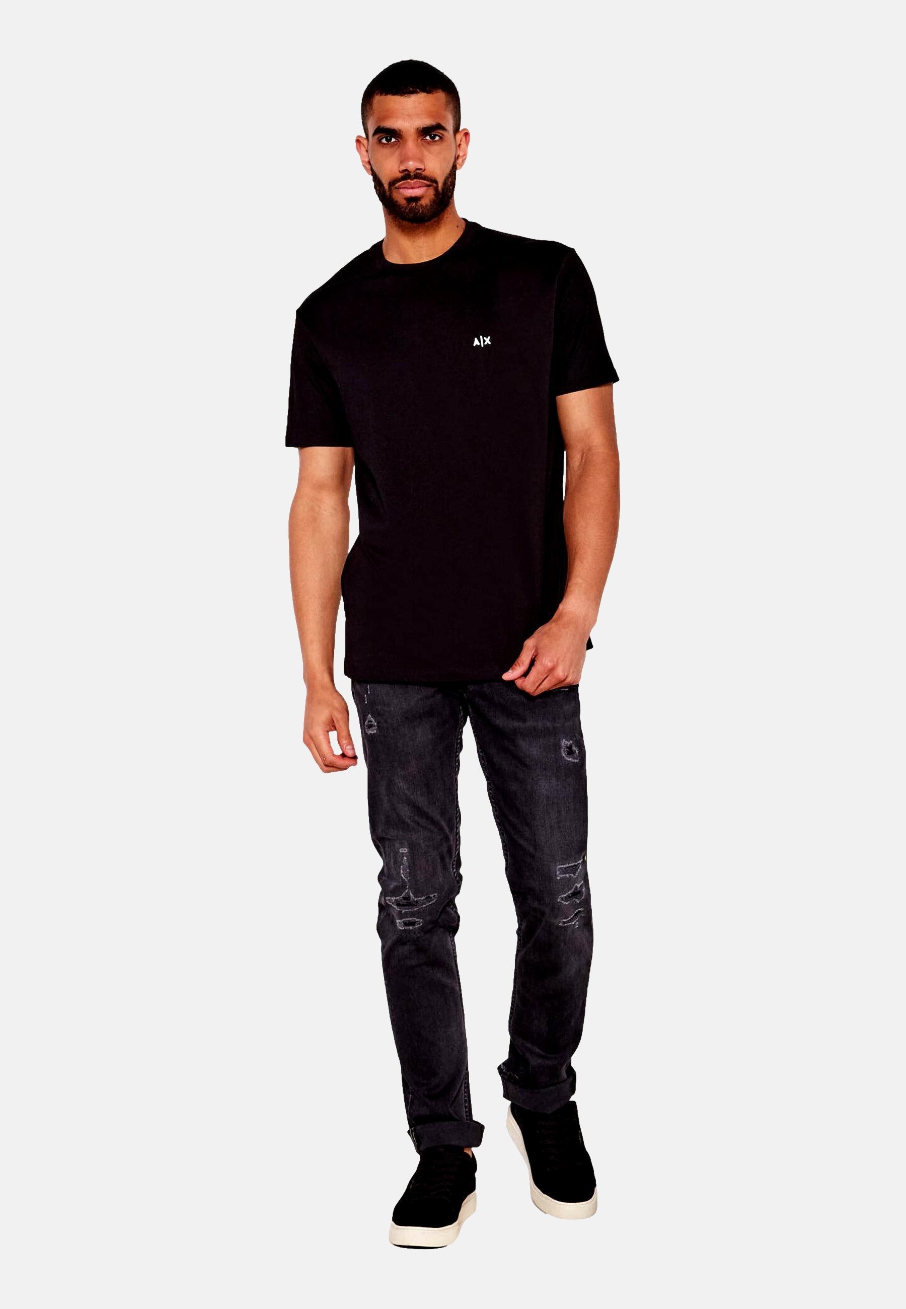 AIX ARMANI EXCHANGE T-Shirt T-Shirt Kurzarmshirt günstig online kaufen