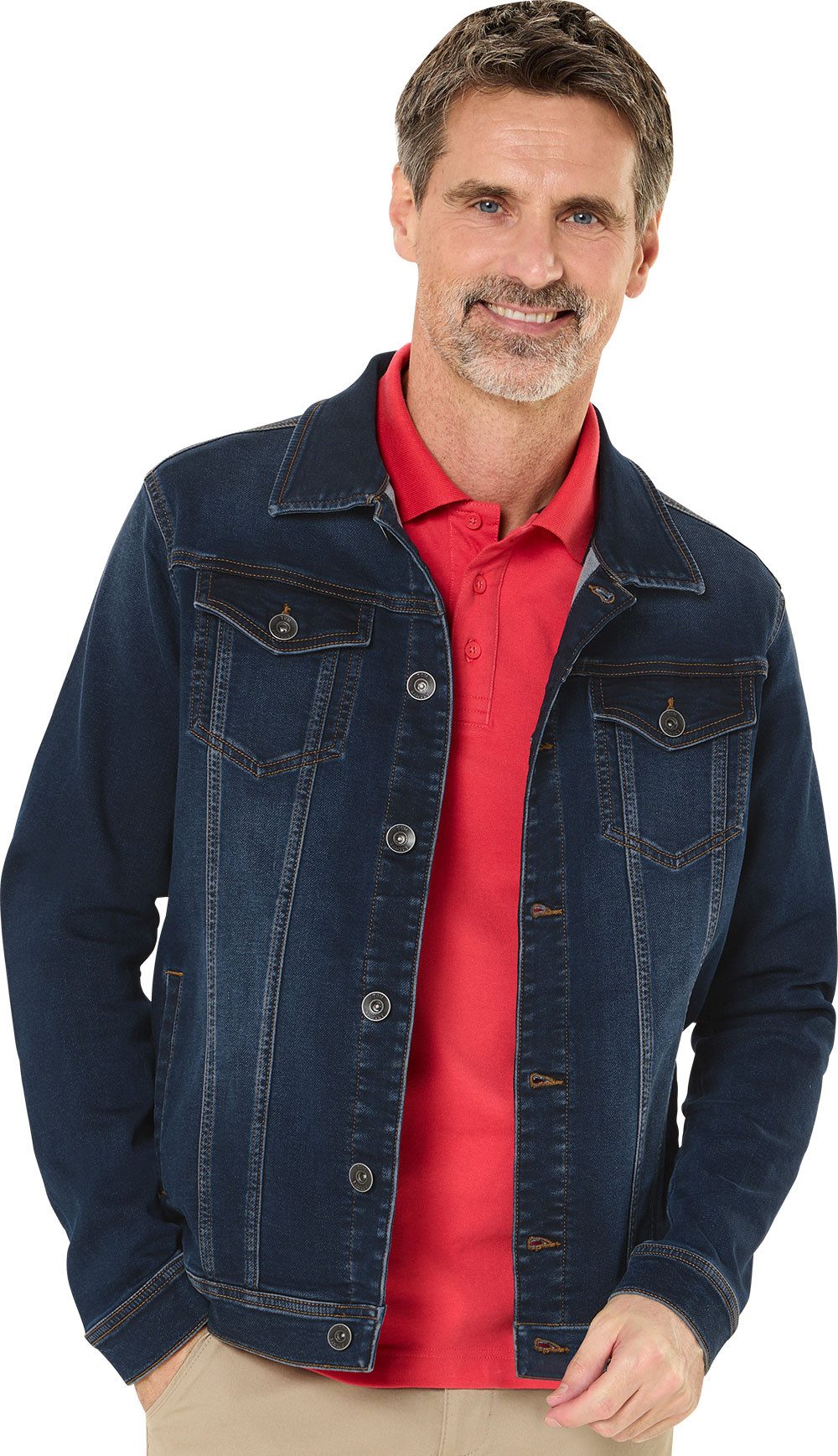 Tom Ramsey Jeansjacke Sportlich-modernes Design sitzt bequem dank Elasthan