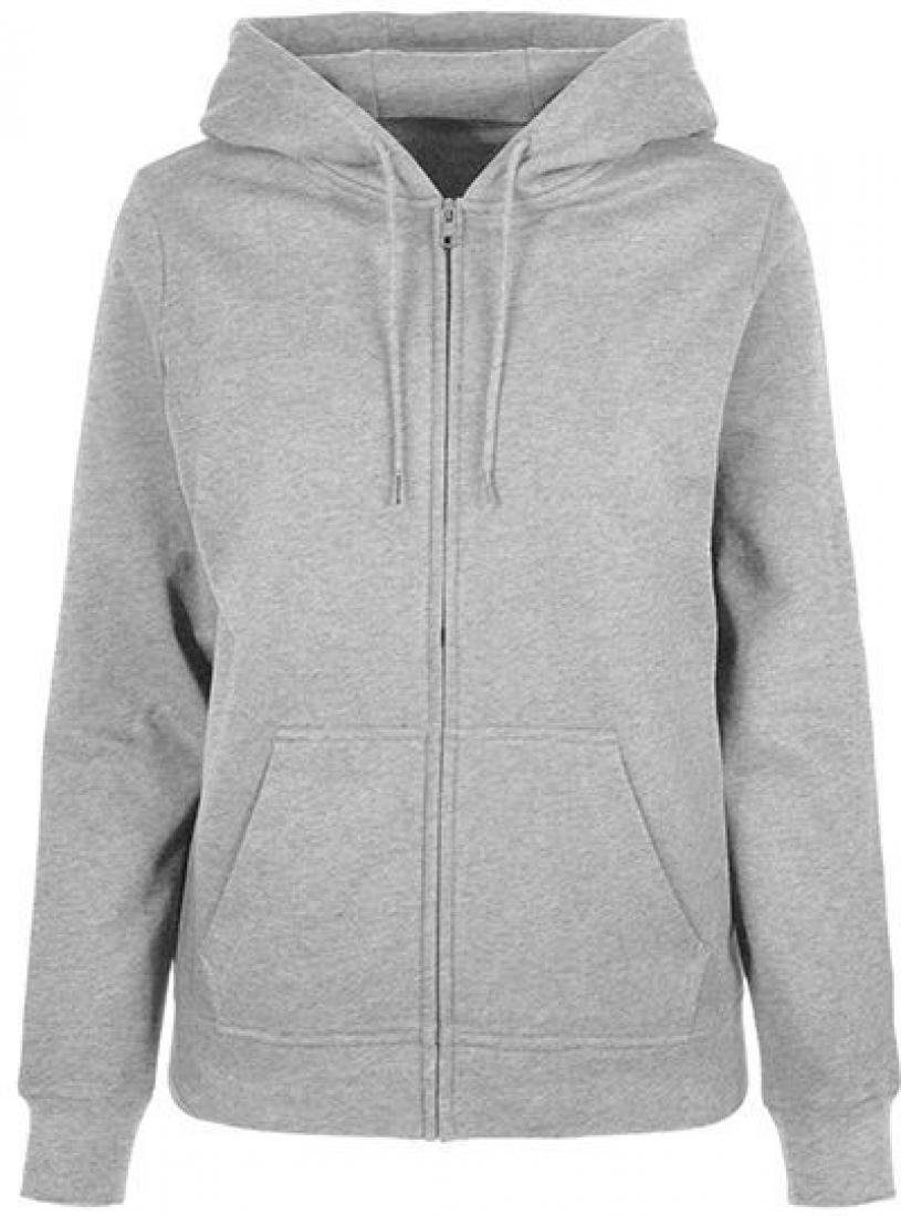 Build Your Brand Sweatjacke Ladies Basic Zip Hoody - Damen Kapuzen Sweatjacke