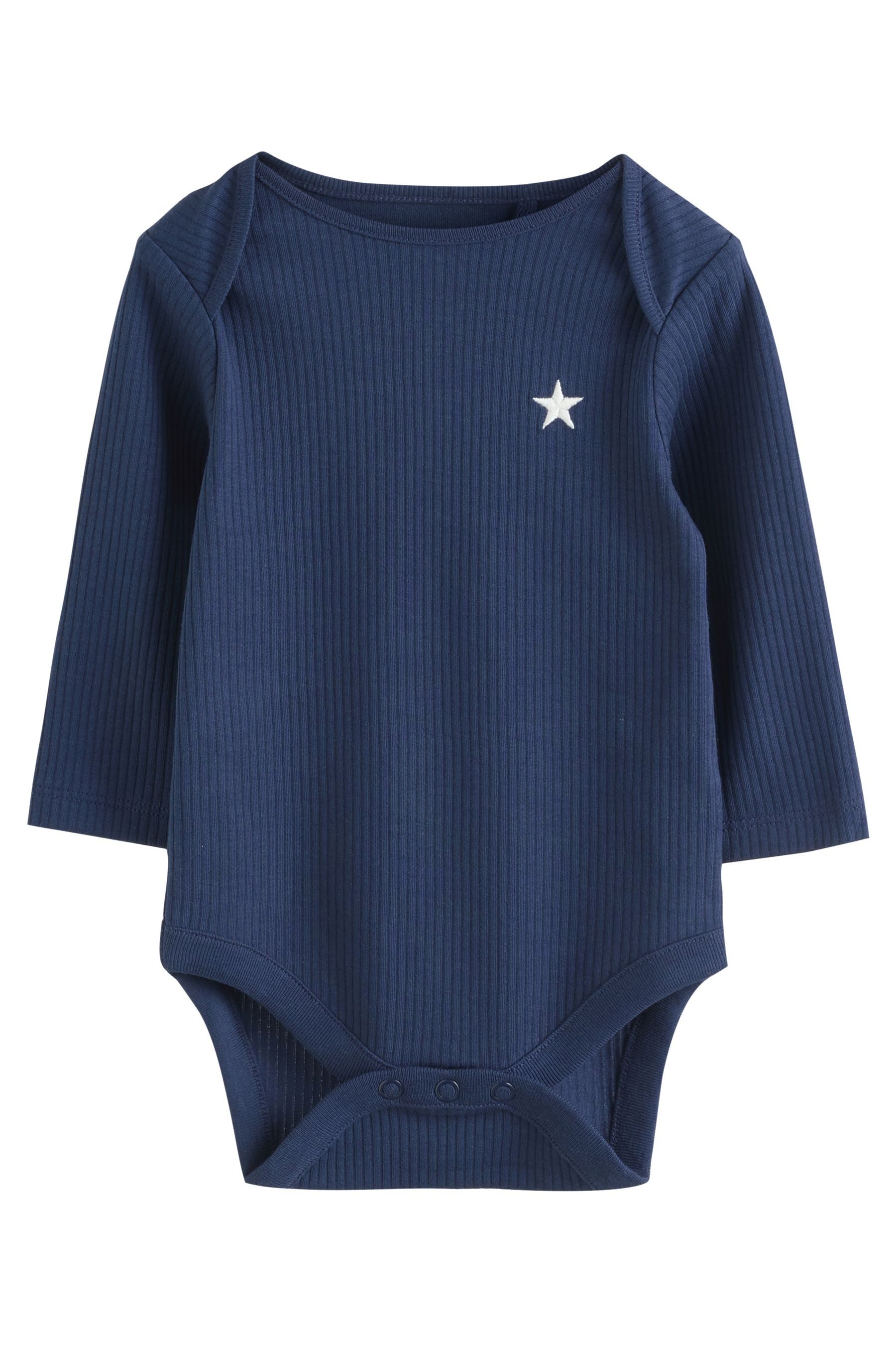 Next Langarmbody Langärmelige Babybodys im 5er-Pack (5-tlg)