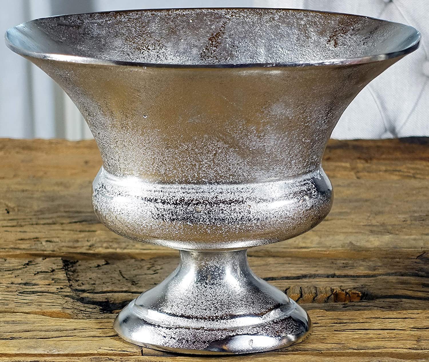 MichaelNoll Dekovase Vase Pokalvase Dekovase Aluminium Silber Deko - S 30 c günstig online kaufen