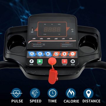 EXTSUD Laufband Faltbares Laufband Laufband mit Lautsprecher für Home Gym, Wird für Home Gym Fitness verwendet
