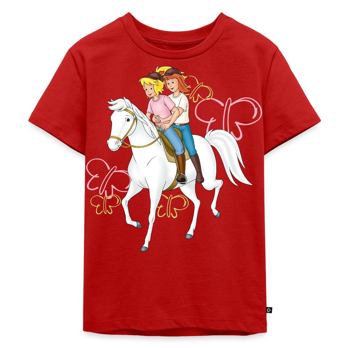 T-Shirt Bibi Und Tina Reiten Auf Stute Sabrina Kinder Premium T-Shirt