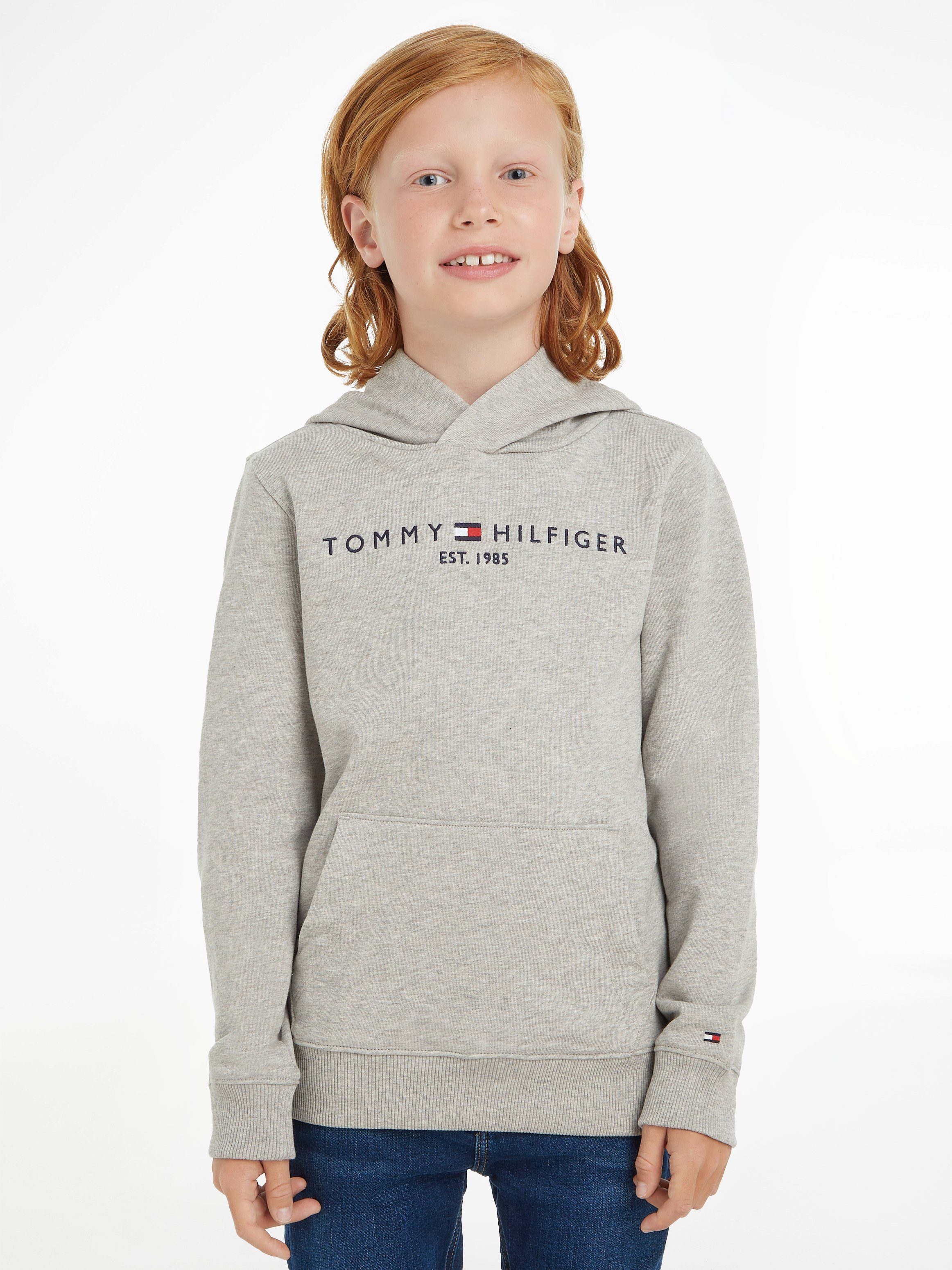 Tommy Hilfiger Kapuzensweatshirt ESSENTIAL Jungen HOODIE Mädchen für und