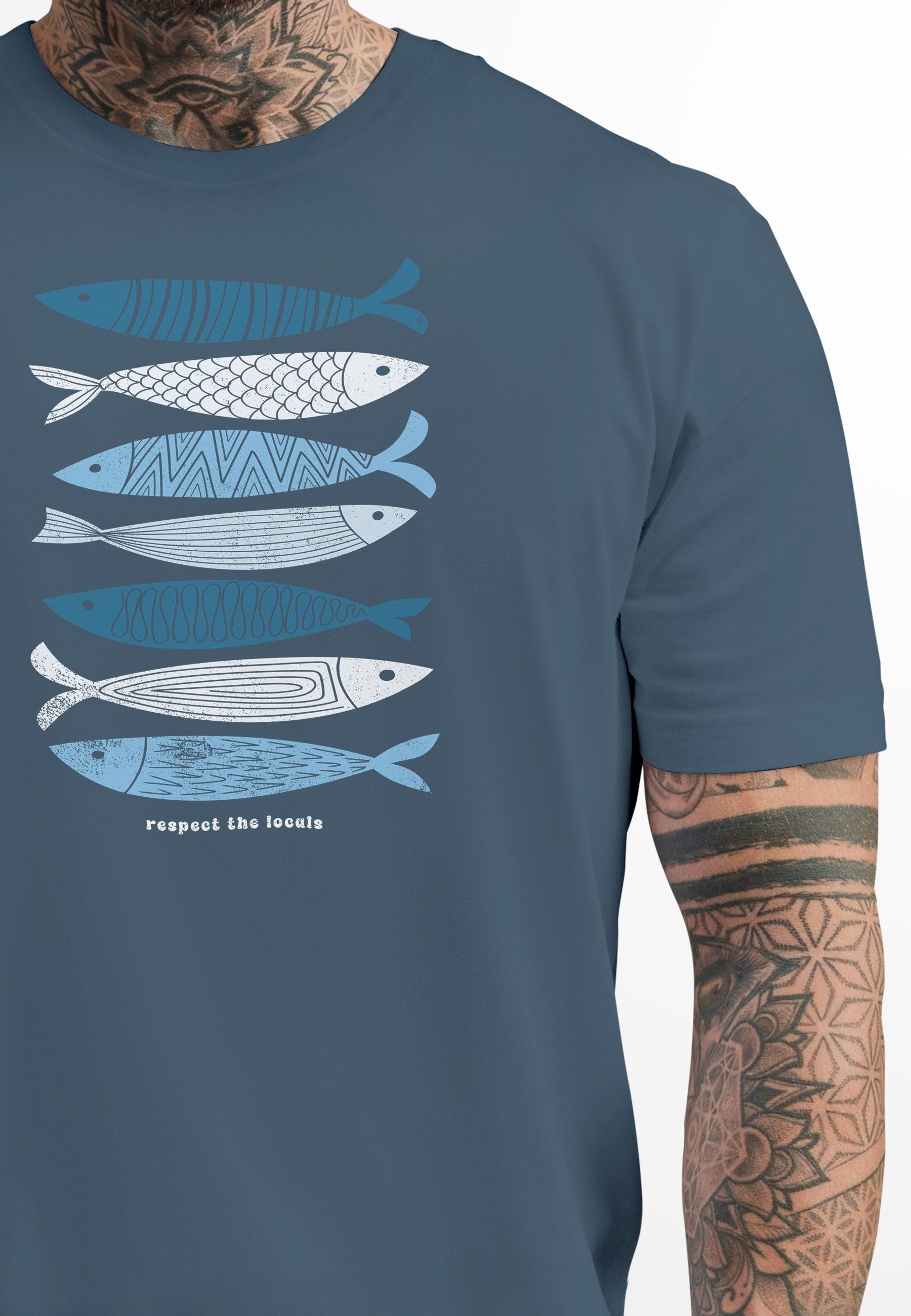 Neverless Print-Shirt Herren T-Shirt Motiv Maritim günstig online kaufen