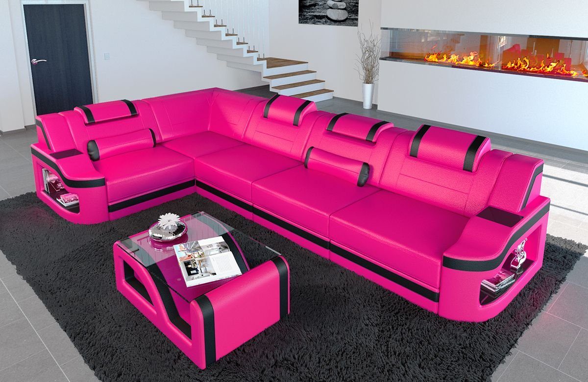 Sofa Dreams Ecksofa Ledersofa Padua L günstig online kaufen
