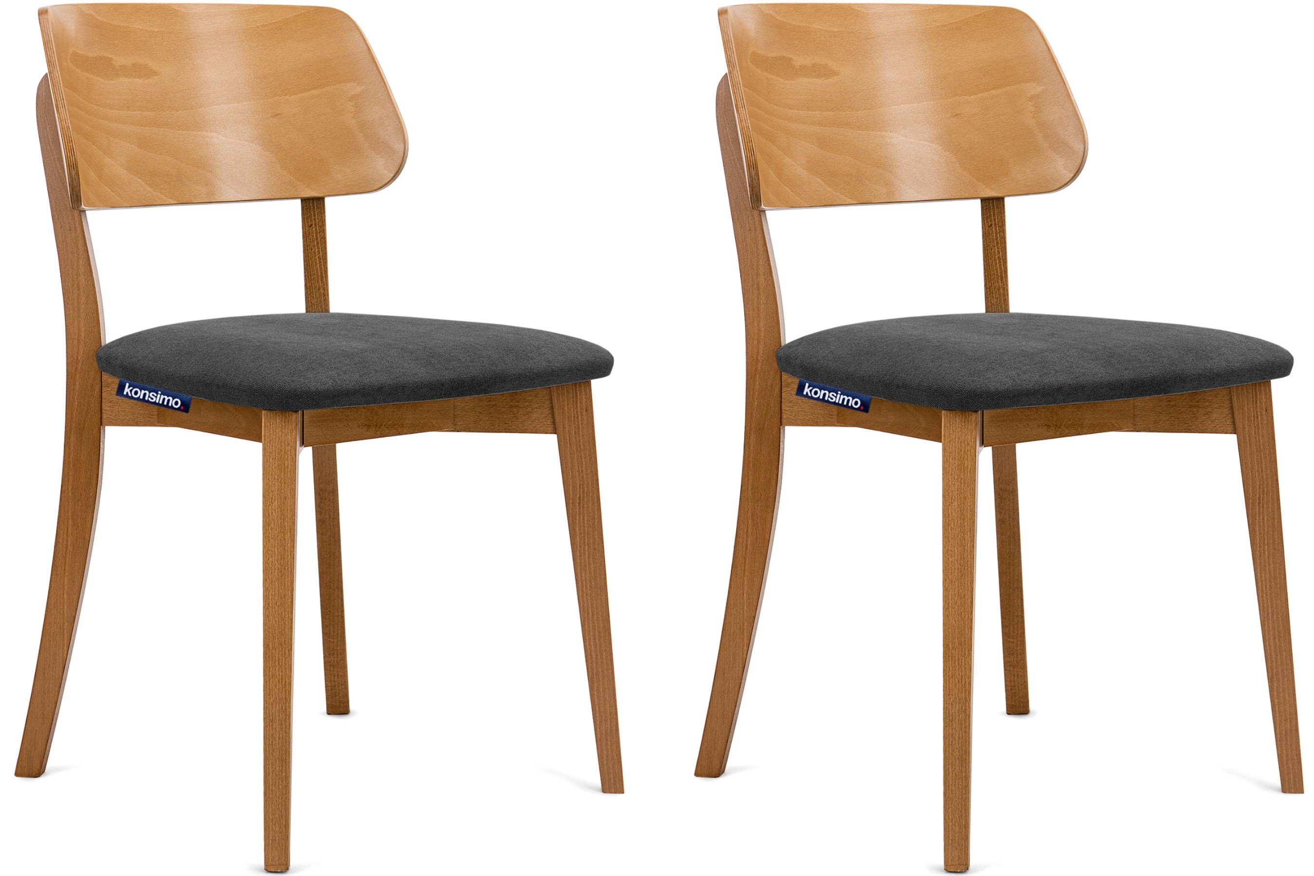 KONSIMO® Holzstuhl VINIS Esszimmerstühle, skandinavischer Stil, hergestellt günstig online kaufen