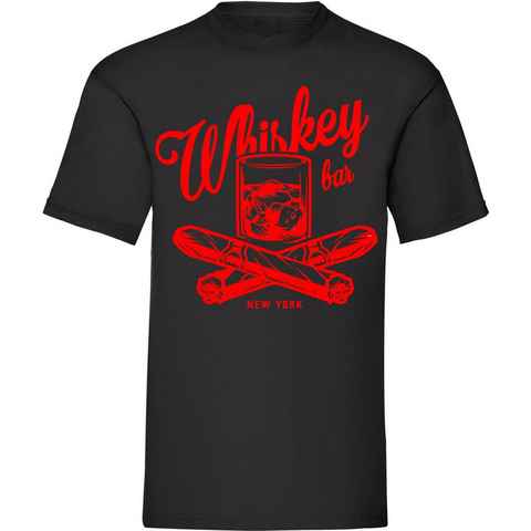 Banco T-Shirt Whiskeyglas aus DTF Druck mit hochwertiger Qualität aus 100% Baumwolle