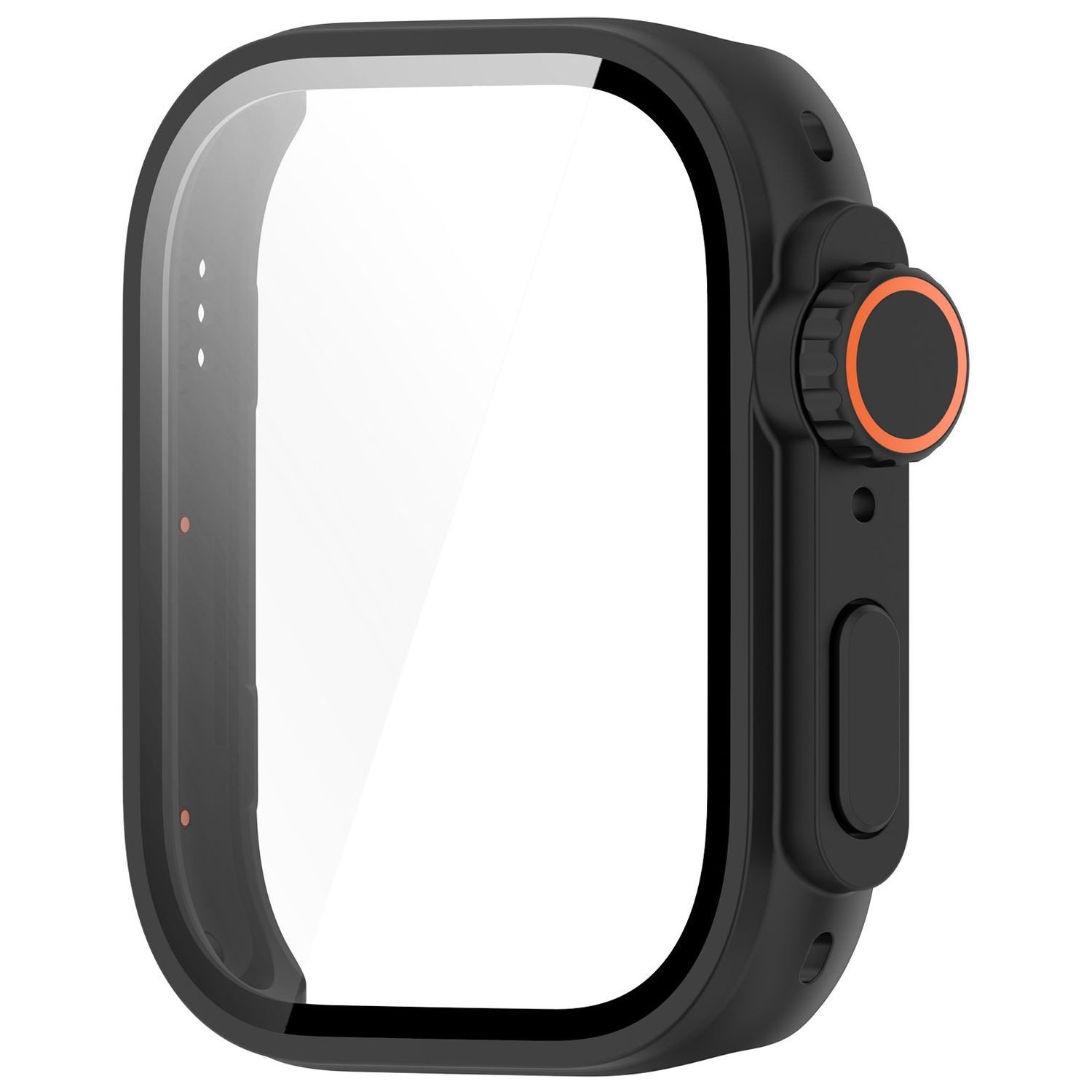 Wigento Smartwatch-Hülle Für Huawei Watch Fit 3 Schutz Hülle Case Tasche + H9 Hart Glas Schwarz